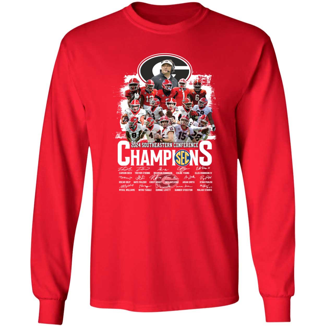 Georgia Bulldogs 2024 Southeastern Conference Sec Champions Shirt 4 1.jpg
