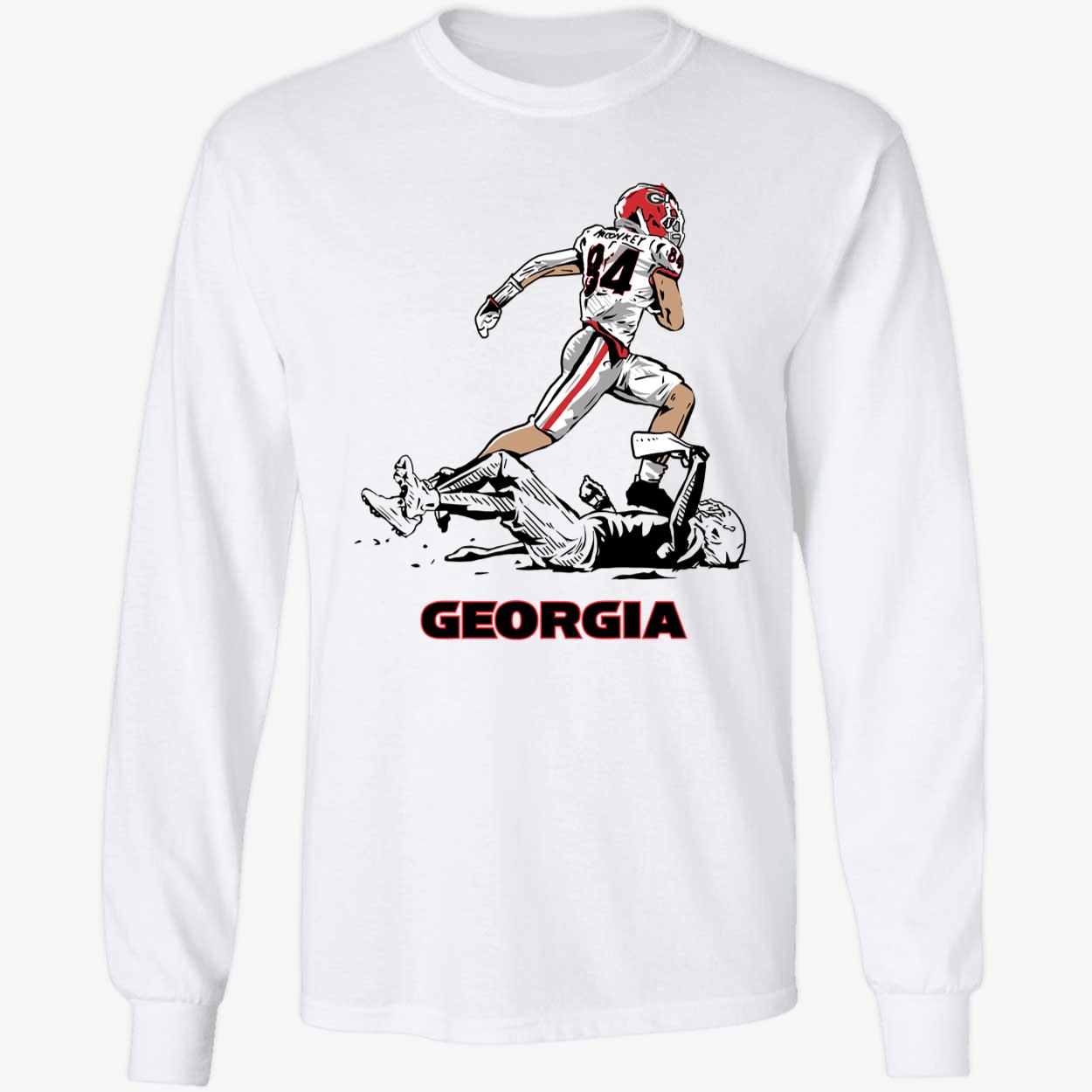 Georgia Football Ladd Mcconkey Superstar Pose Shir 4 1.jpg