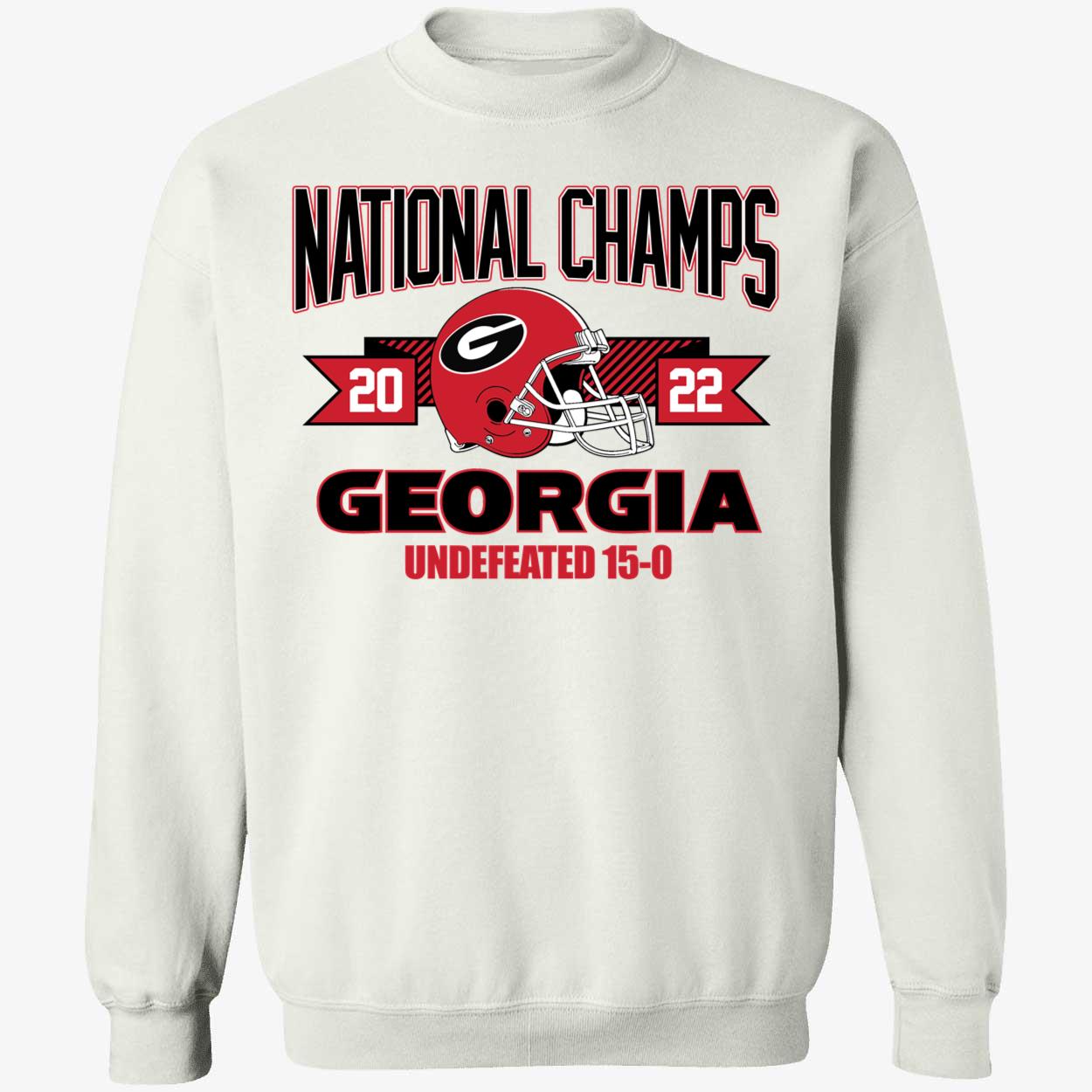 Georgia Football National Champions Arched Helmet Shirt 3 1.jpg