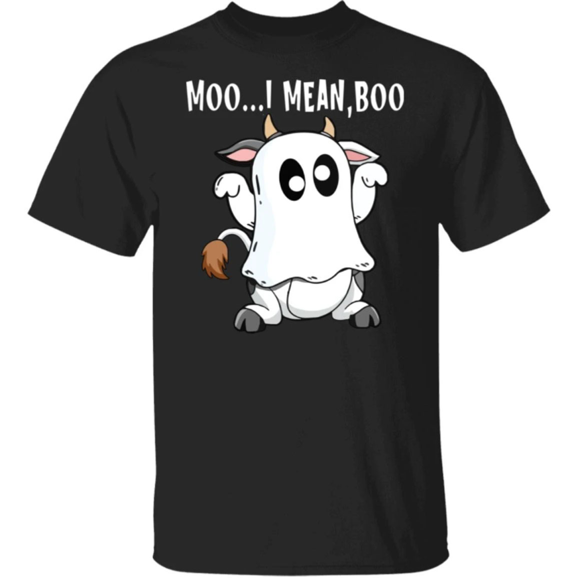 Ghost Cow Moo I Mean Boo Shirt