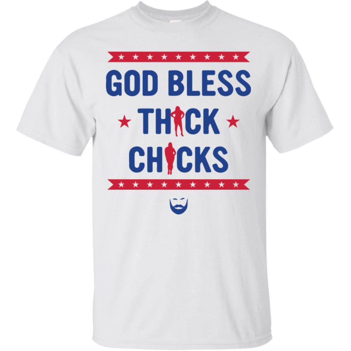 God Bless Thick Chicks T Shirt