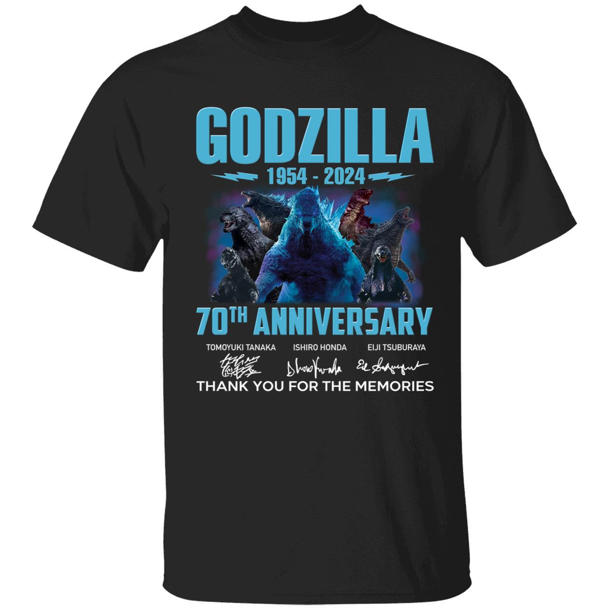 Godzilla 1954 2024 70th Anniversary Thank You For The Memories Shirt 1 1.jpg