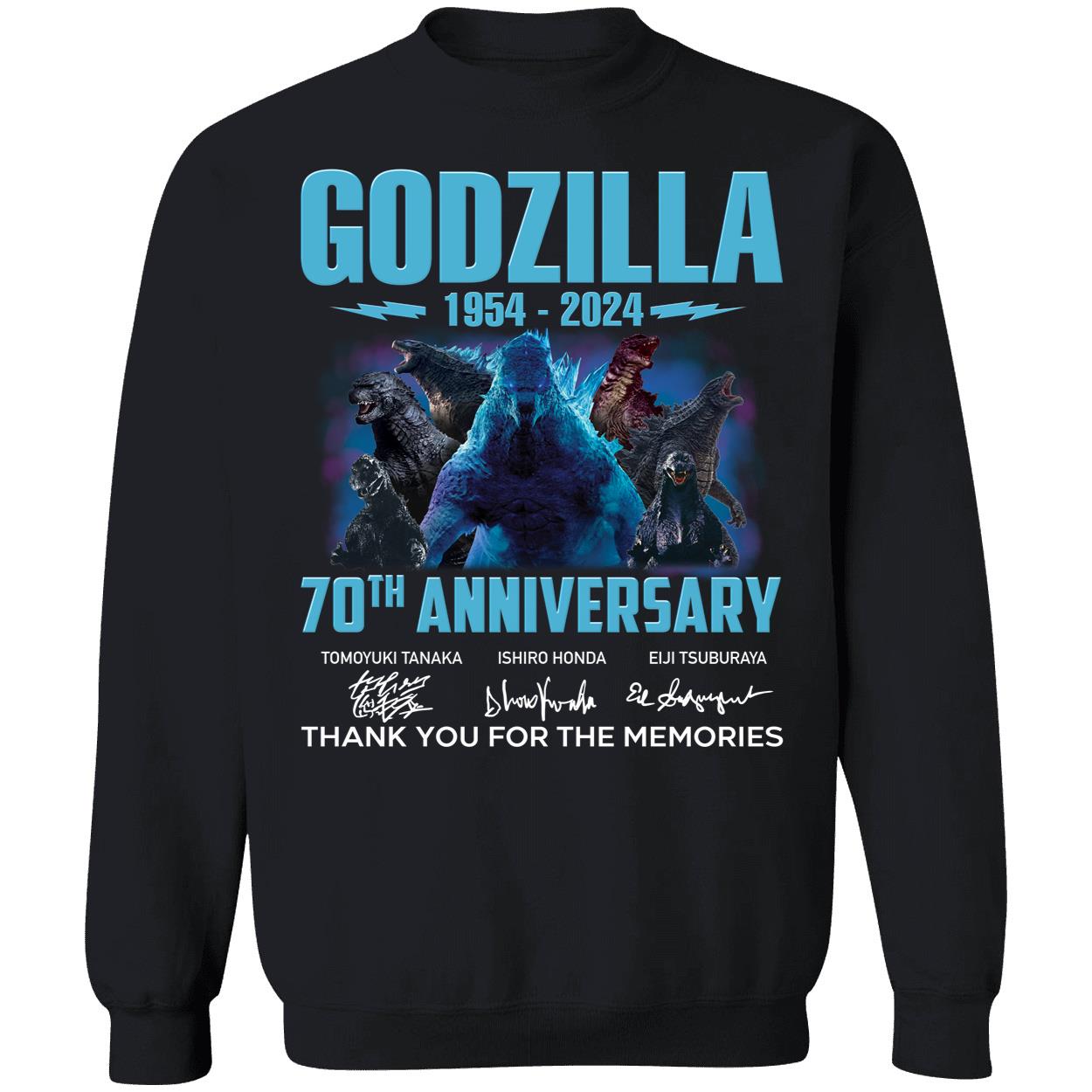 Godzilla 1954 2024 70th Anniversary Thank You For The Memories Shirt 3 1.jpg