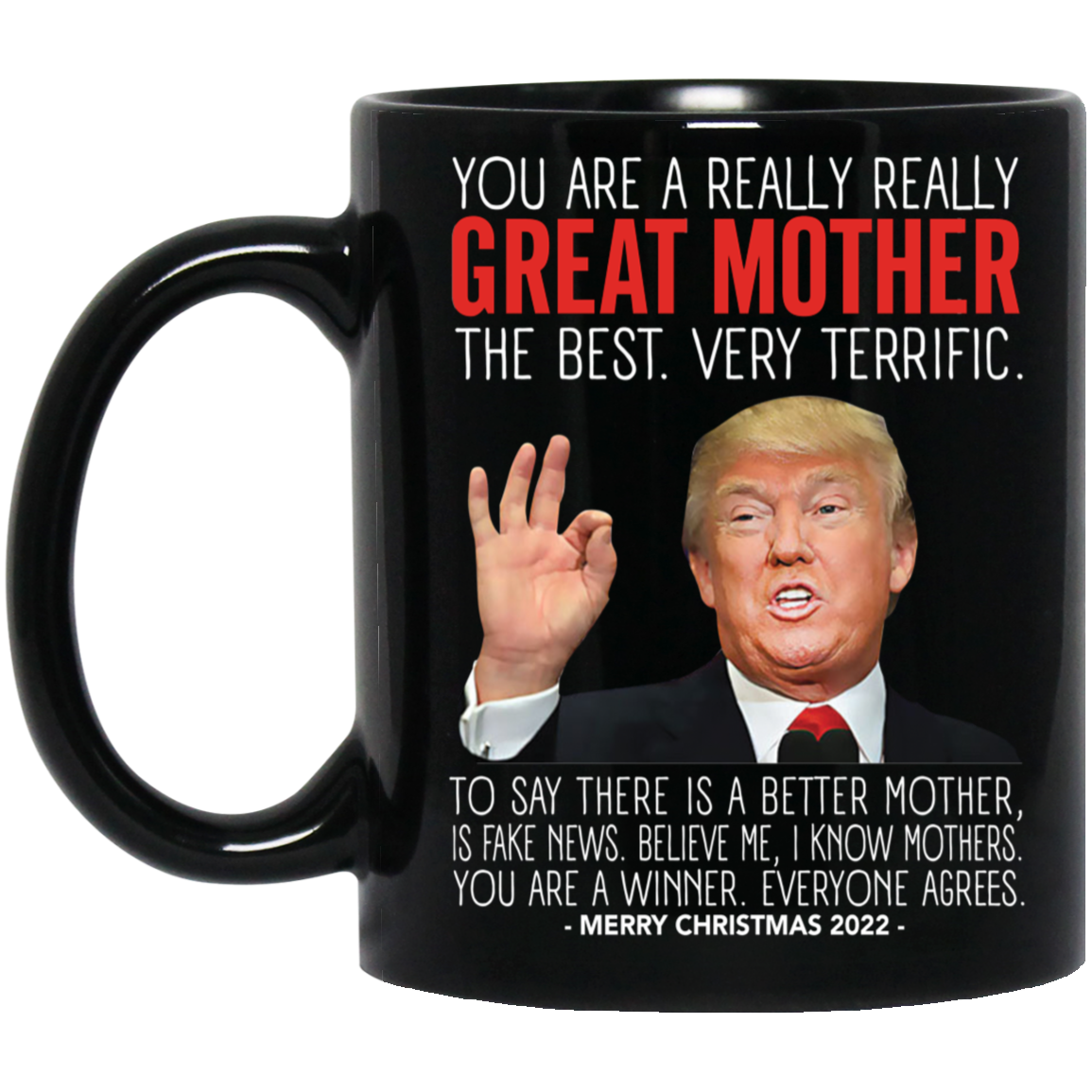 Great Mother Trump Merry Christmas 2022 Mug