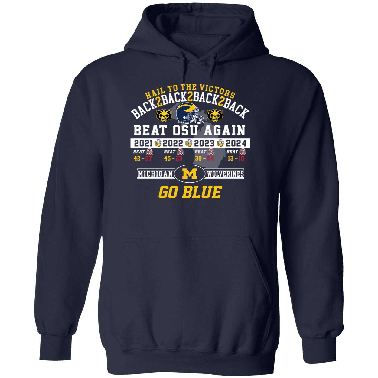 Hail To The Victors Back 2 Back 2 Back Beat Osu Again 2024 Michigan Shirt 2 1.jpg
