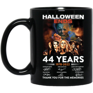 Halloween Ends 1978 2022 Thank You For The Memories Signatures mug