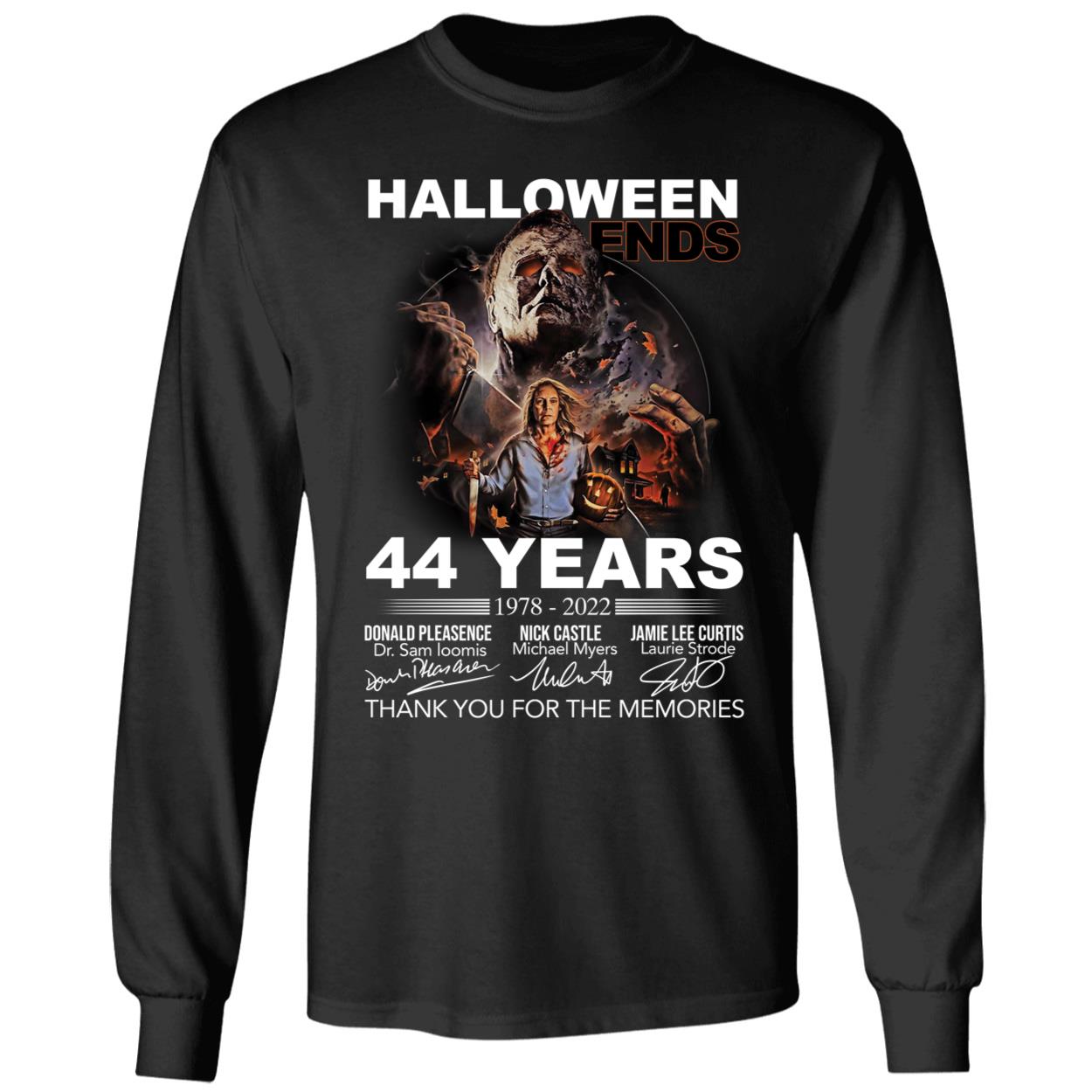 Halloween Ends 44 Years 1978 2022 Long Sleeve Shirt