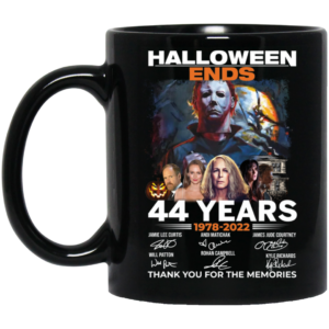 Halloween Ends 44 Years 1978-2022 Thank You For The Memories mug
