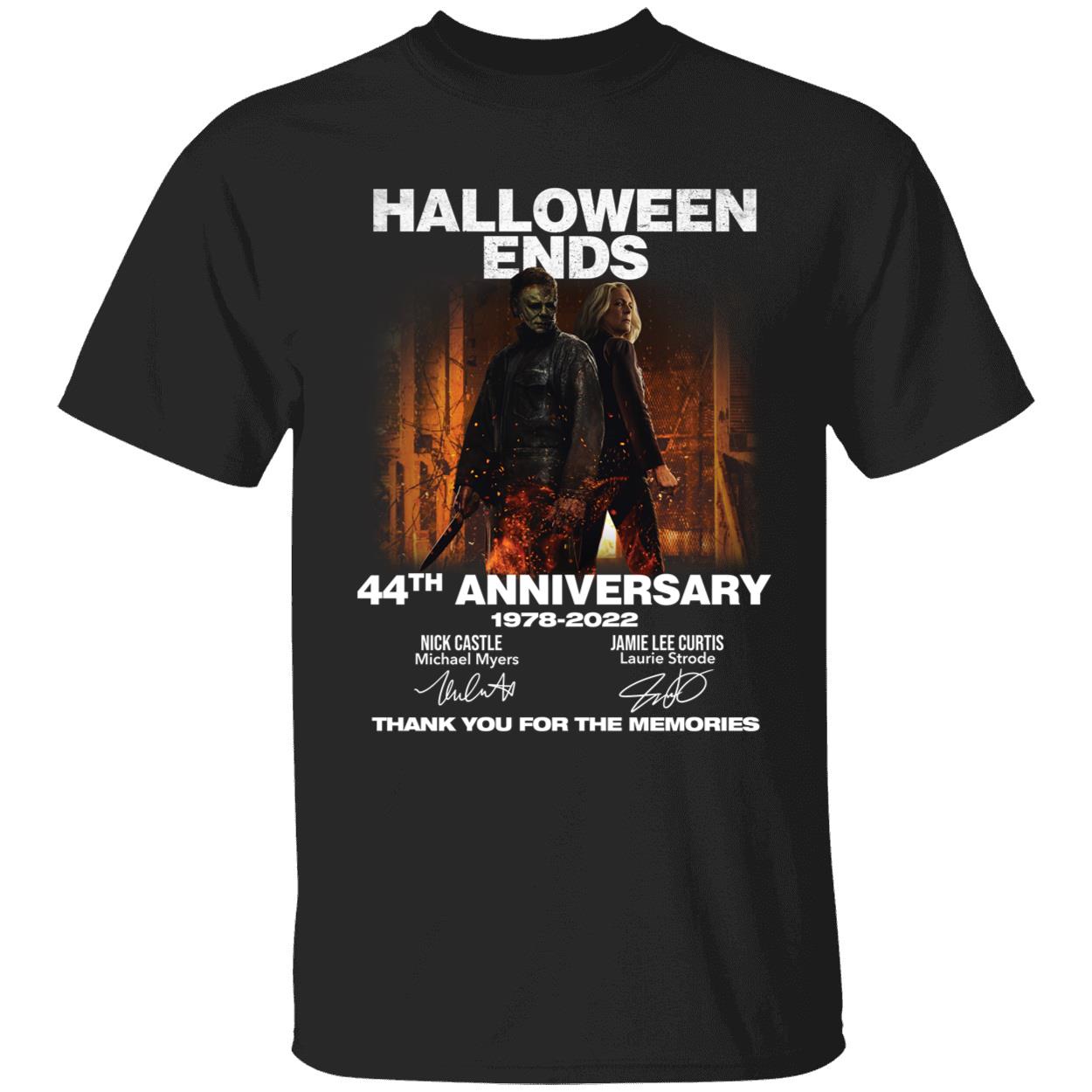 Halloween Ends 44th Anniversary Thank You For The Memories Shirt