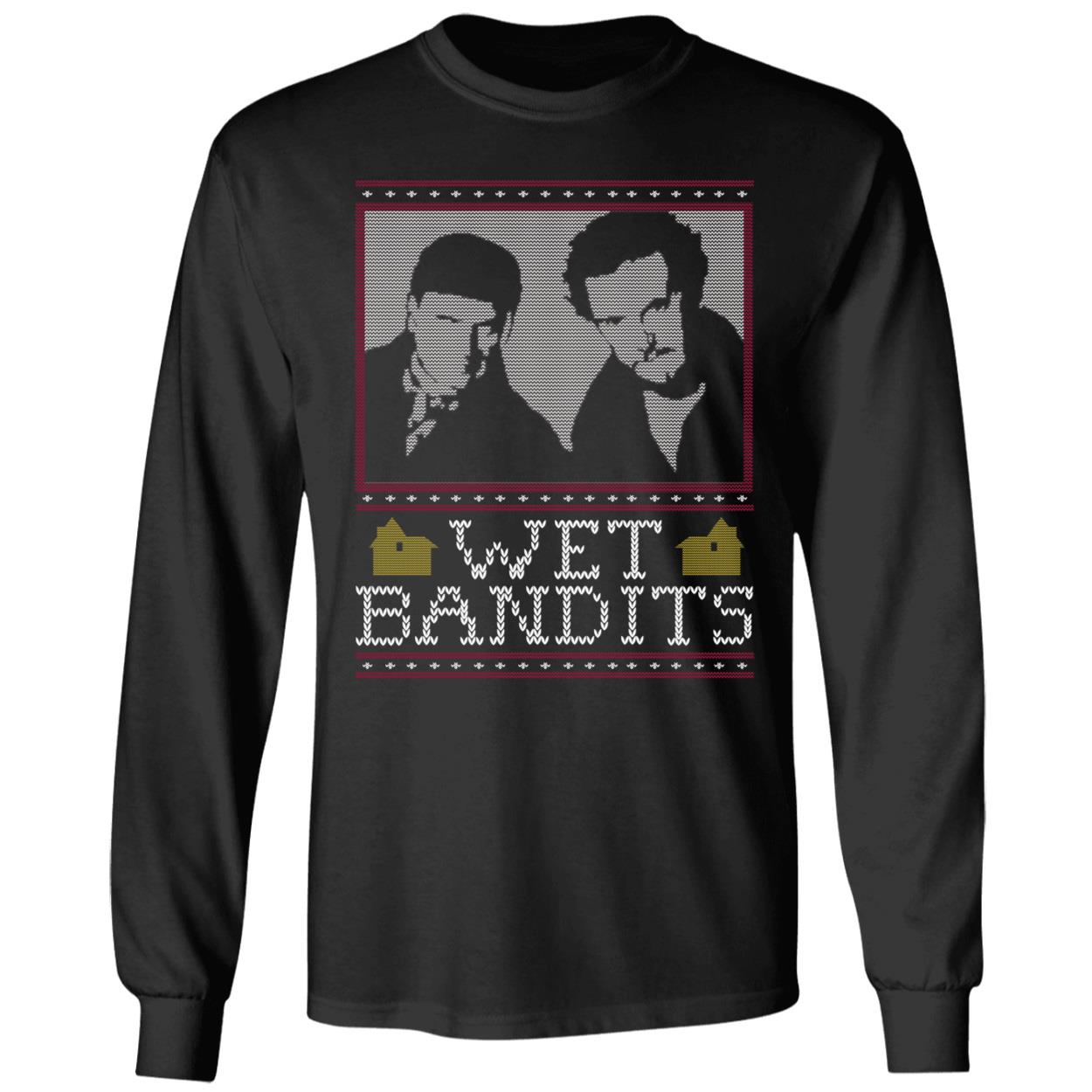 Harry And Marv Wet Bandits Christmas Long Sleeve Shirt