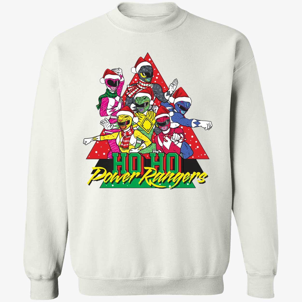 Ho Ho Power Rangers Christmas Sweatshirt