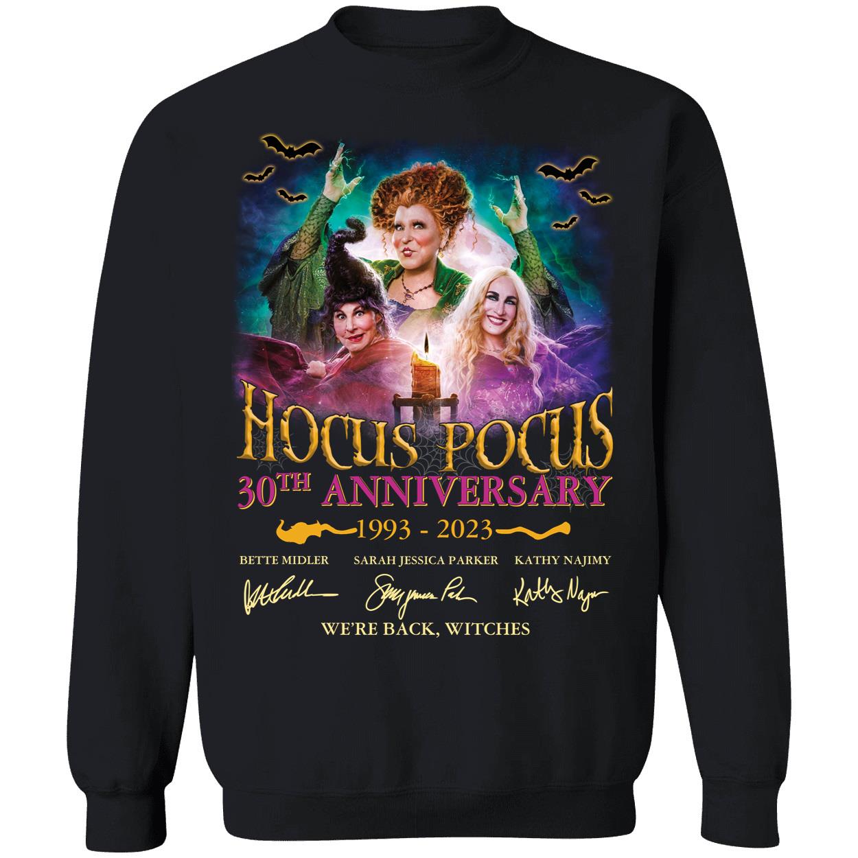 Hocus Pocus 30th 1993 2023 Aniiversary Were Back Witches Shirt 3 1.jpg