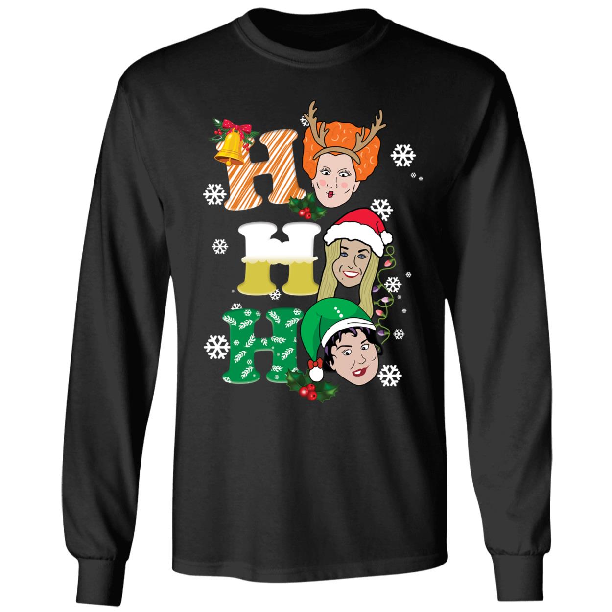 Hocus Pocus Ho Ho Ho Christmas Long Sleeve Shirt