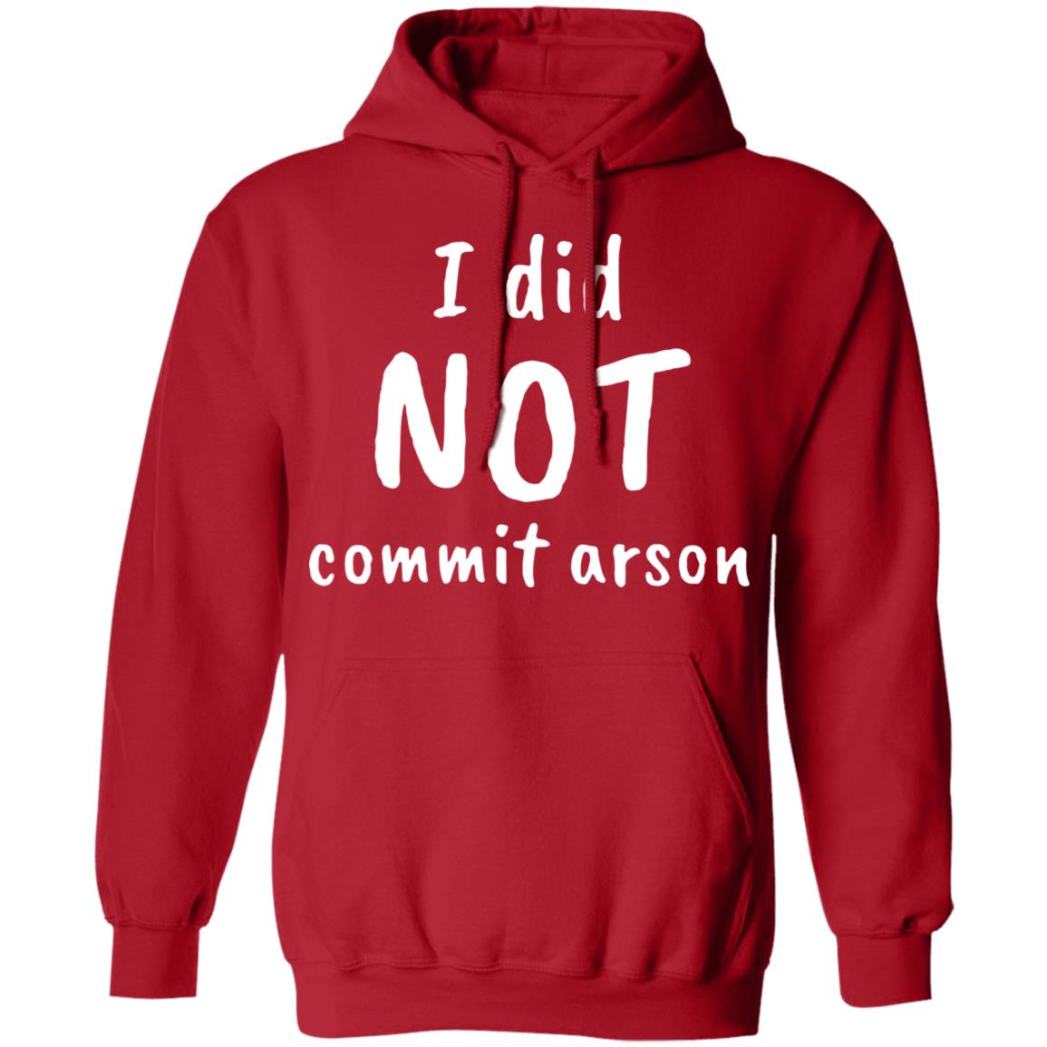 I Did NOT Commit Arson Hoodie