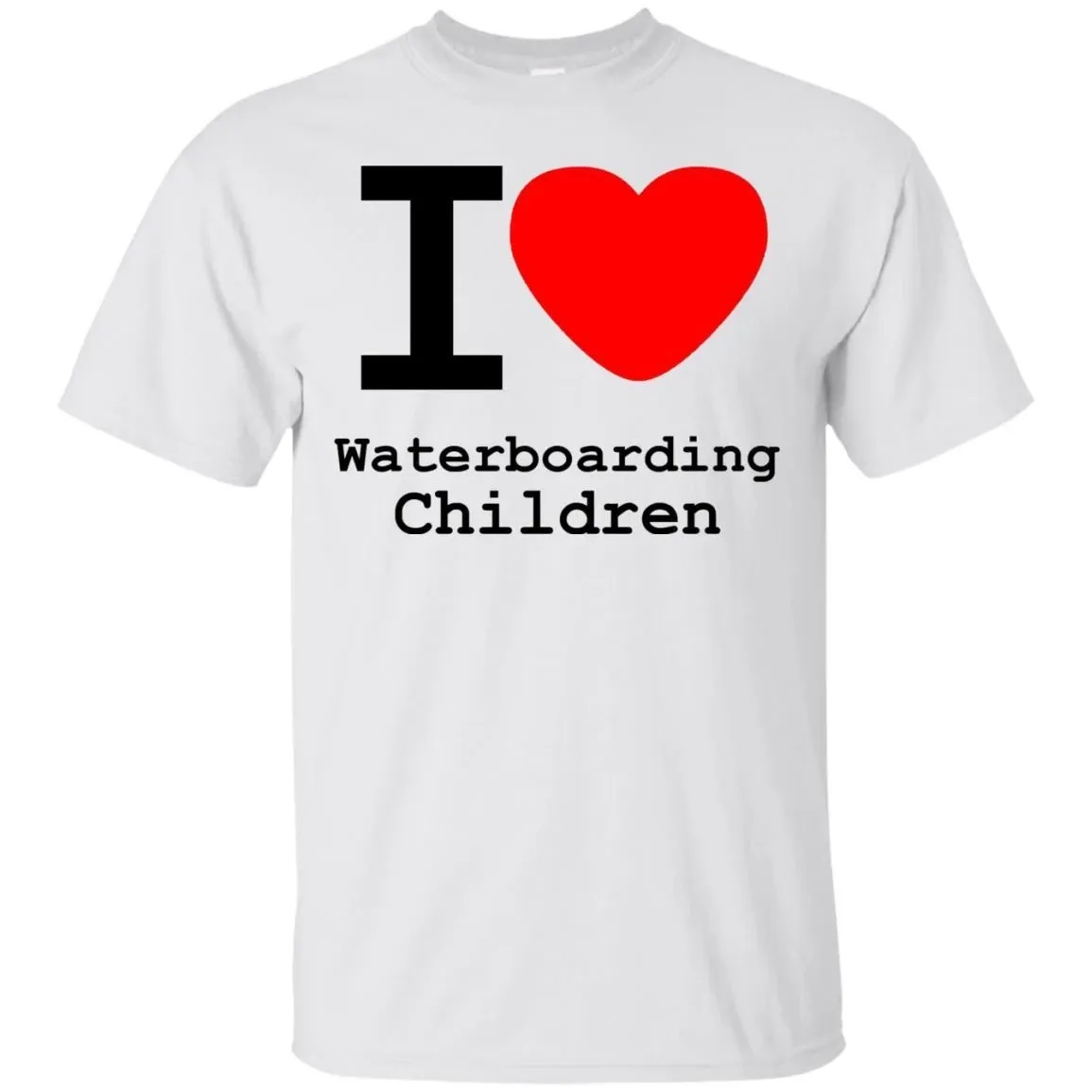 I Love Waterboarding Children Shirt