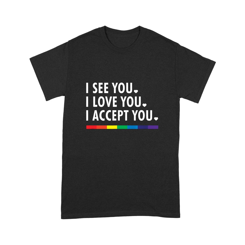 I See You I Love You I Accept You LGBT Shirt