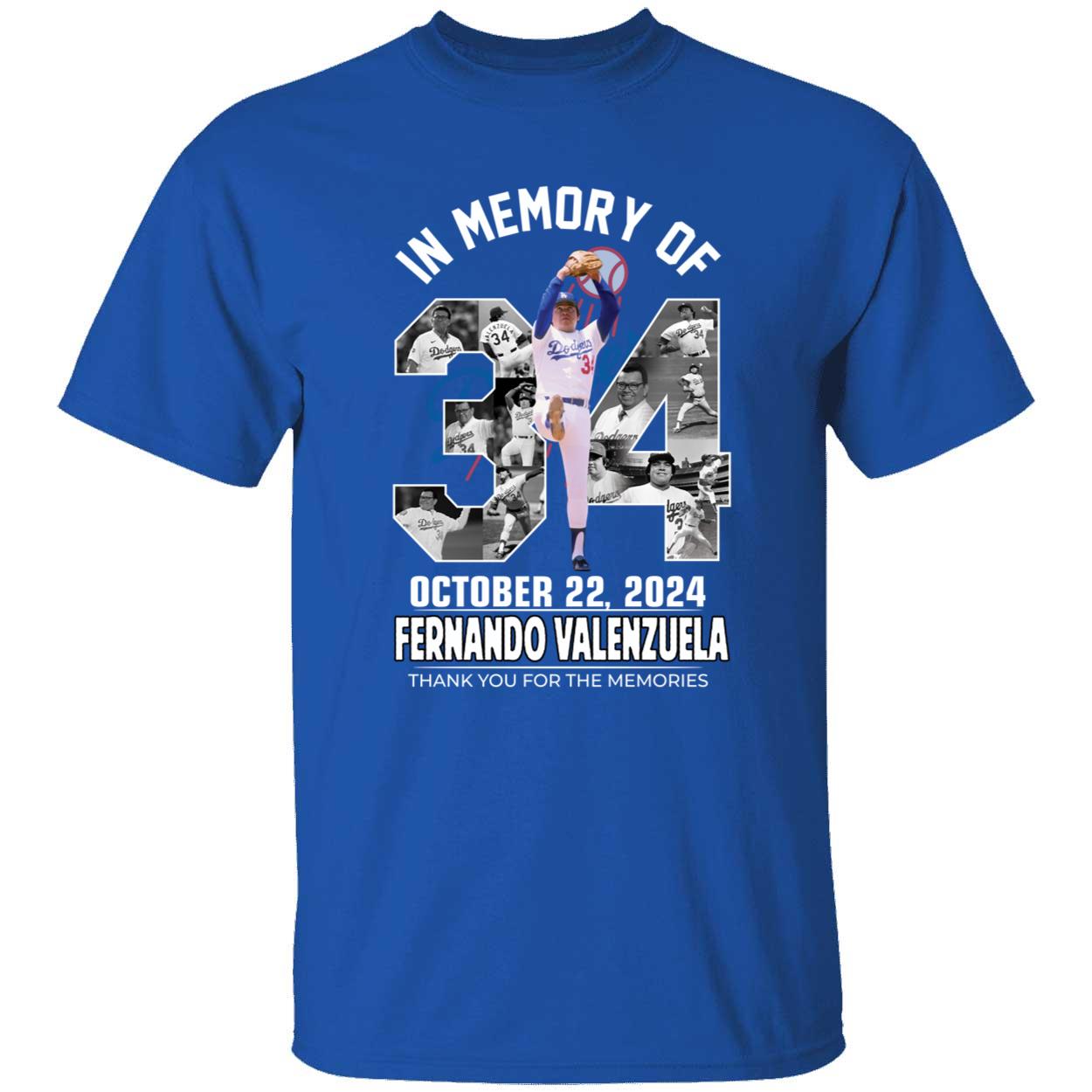 In Memories Of October 22 2024 Fernando Valenzuela Thank You Shirt 1 1.jpg