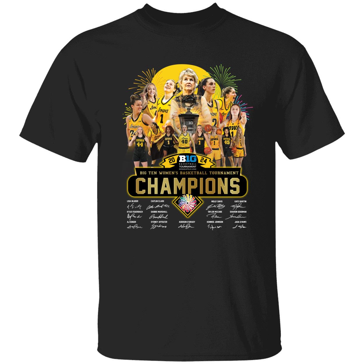Iowa 2024 Big Ten Womens Basketball Tournament Champions Shirt 1 1.jpg