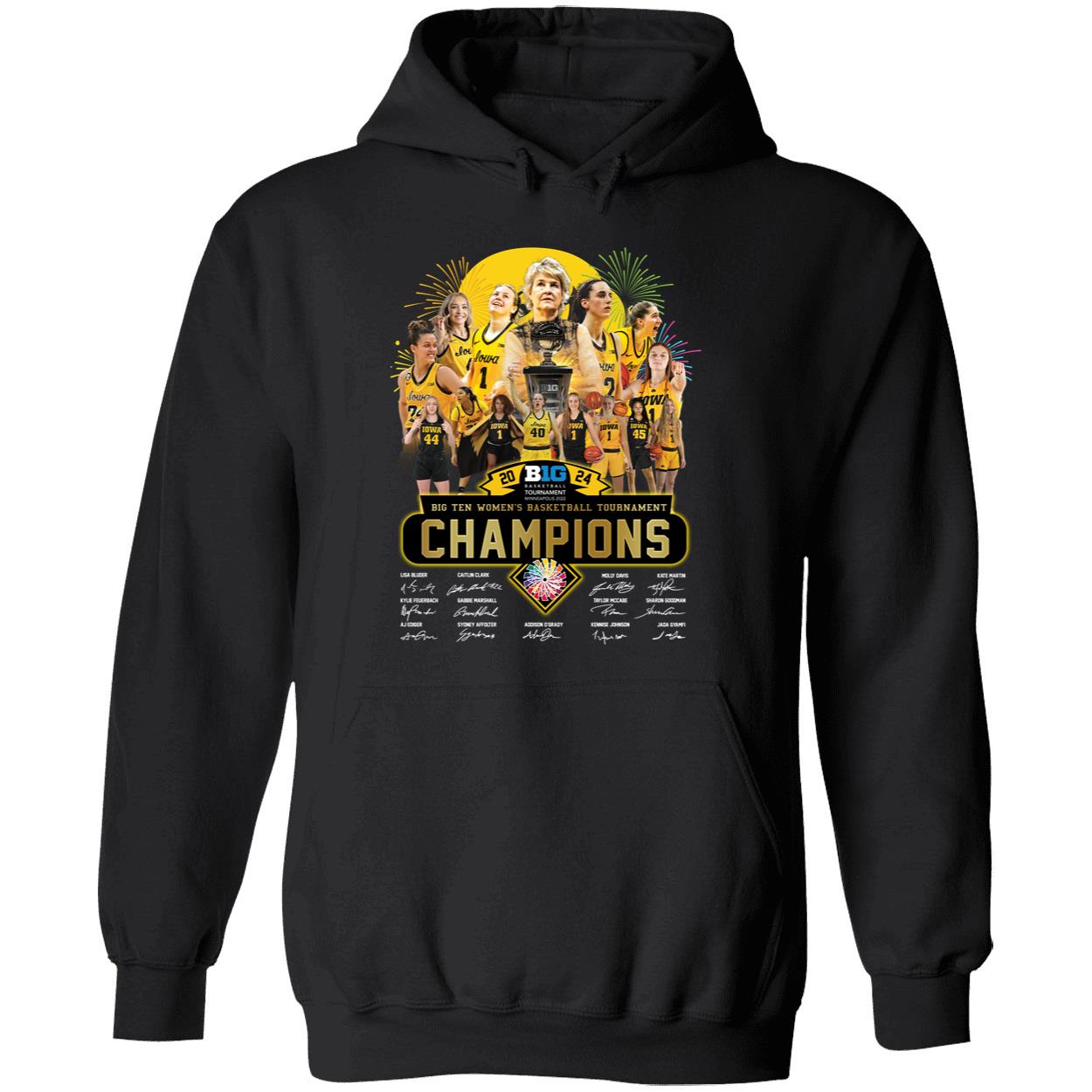 Iowa 2024 Big Ten Womens Basketball Tournament Champions Shirt 2 1.jpg