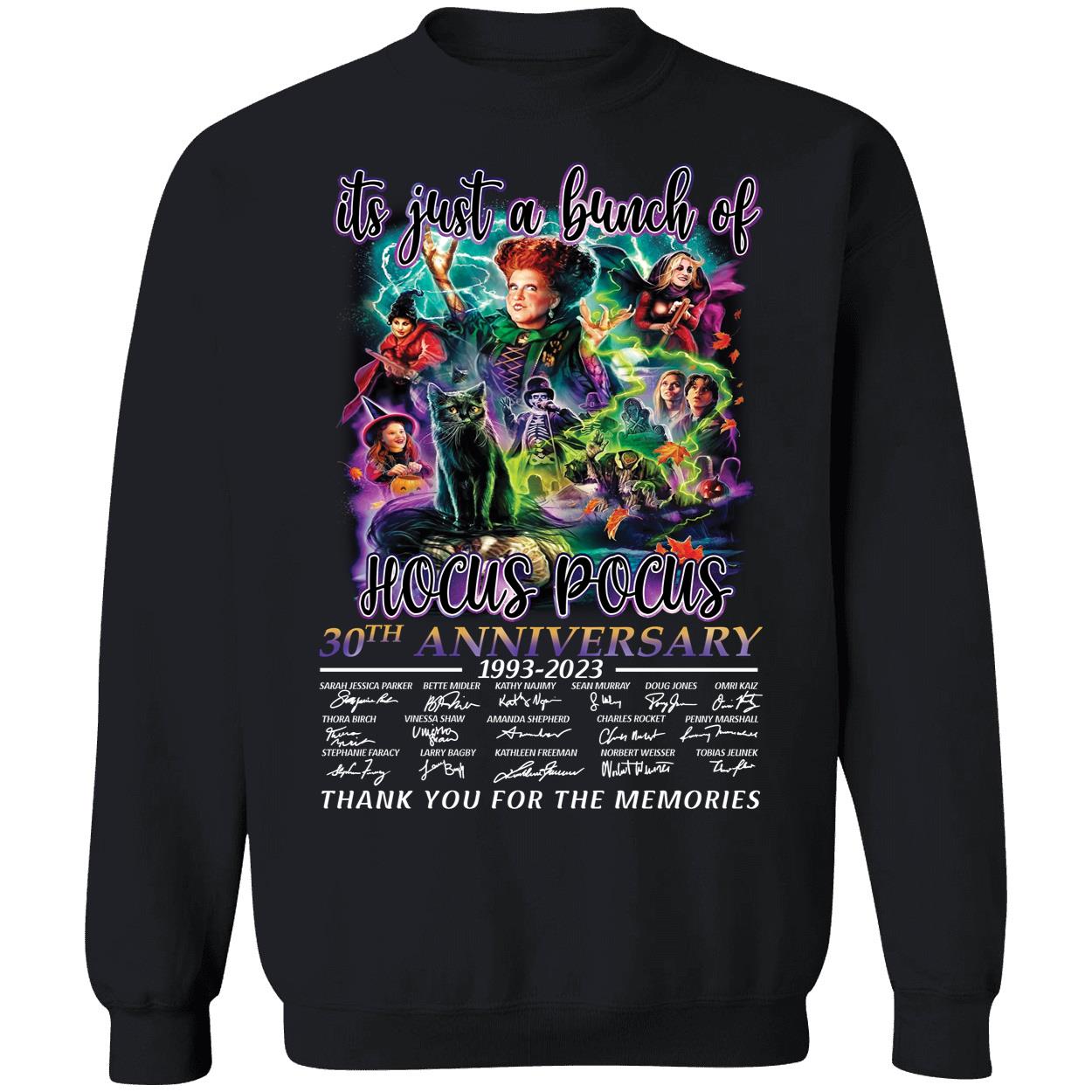 It's Just A Bunch Of Hocus Pocus 30th Anniversary 1993-2023 Sweatshirt