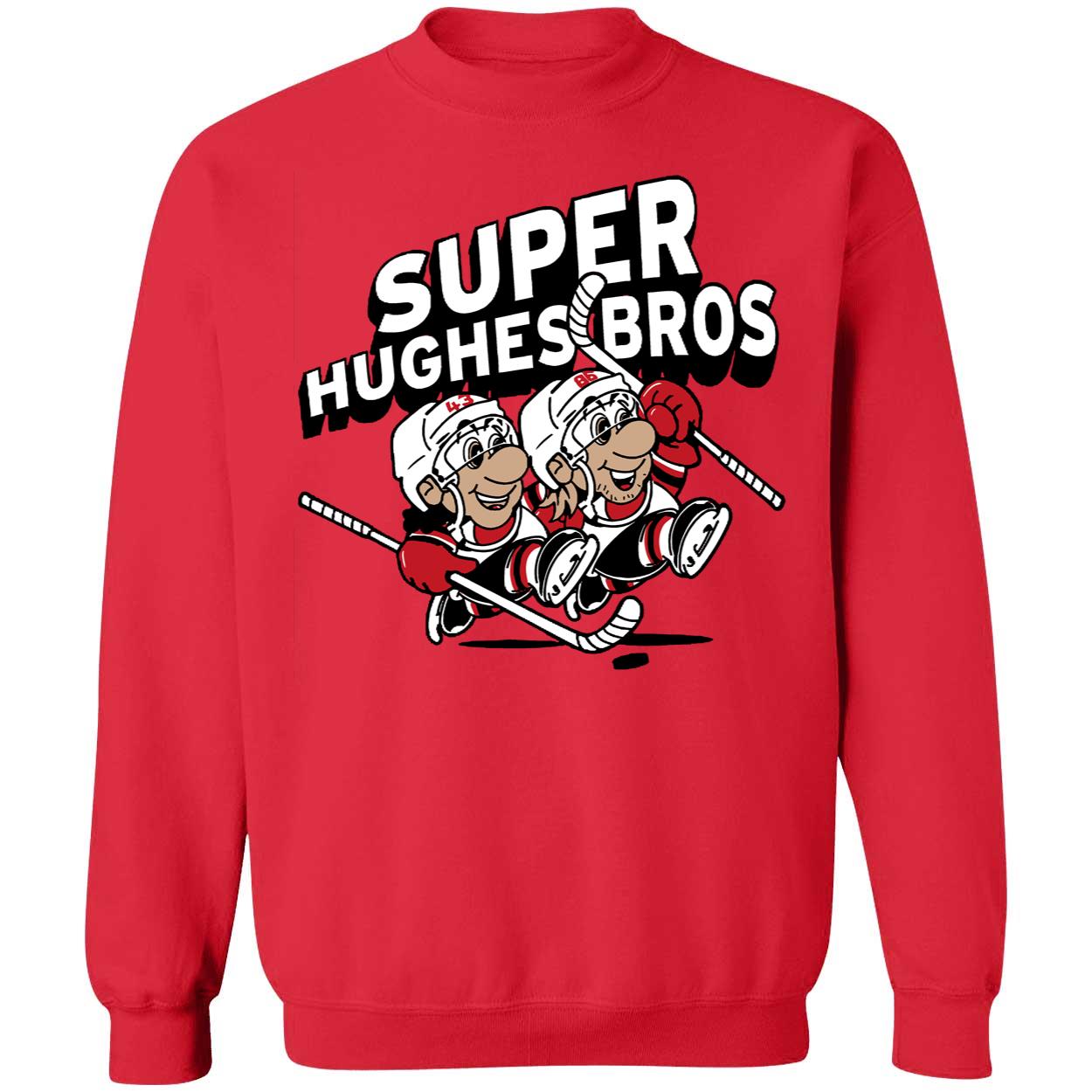 Jack Hughes Luke Hughes Super Hughes Bros Shirt 3 1.jpg