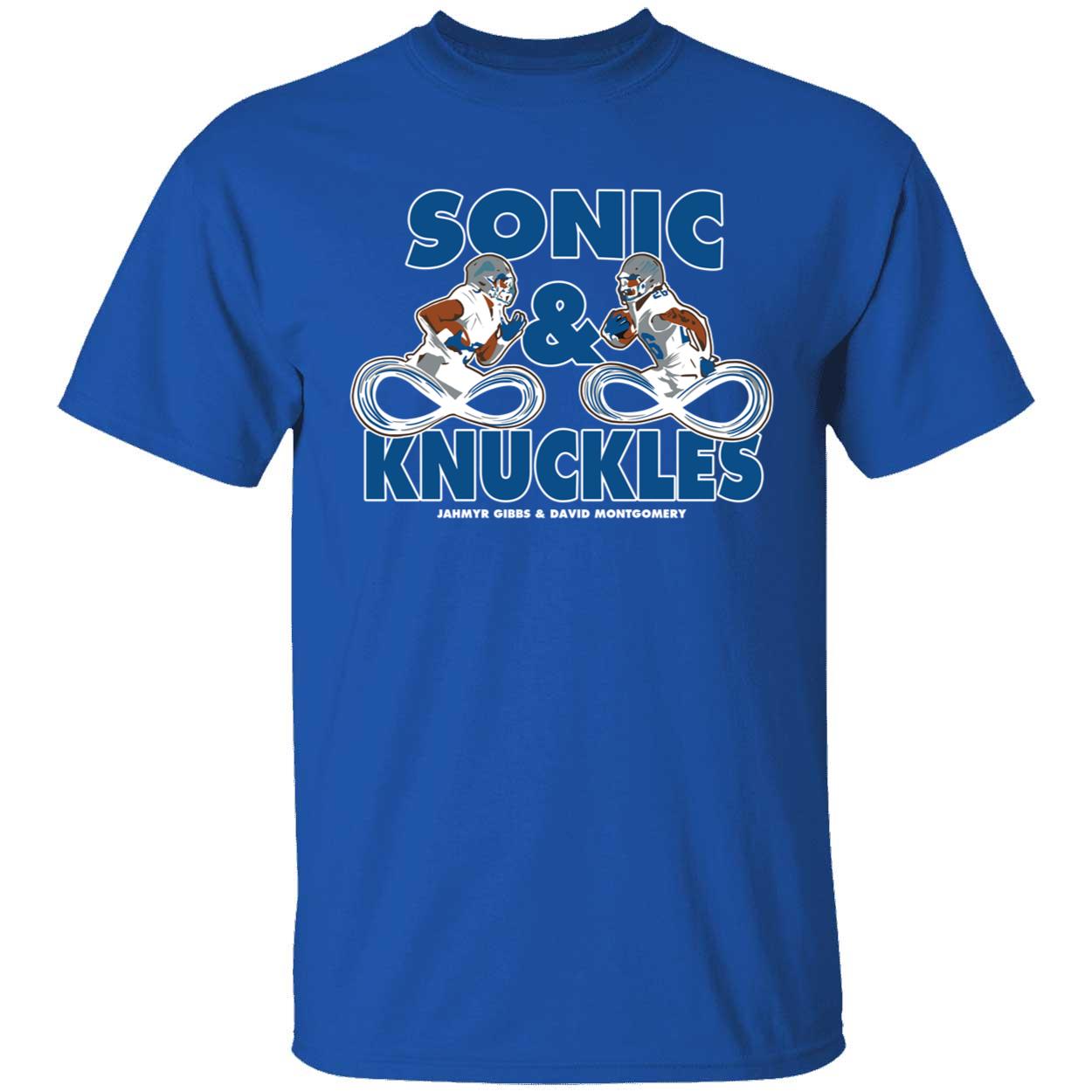 Jahmyr Gibbs And David Montgomery Sonic And Knuckles Shirt 1 1.jpg
