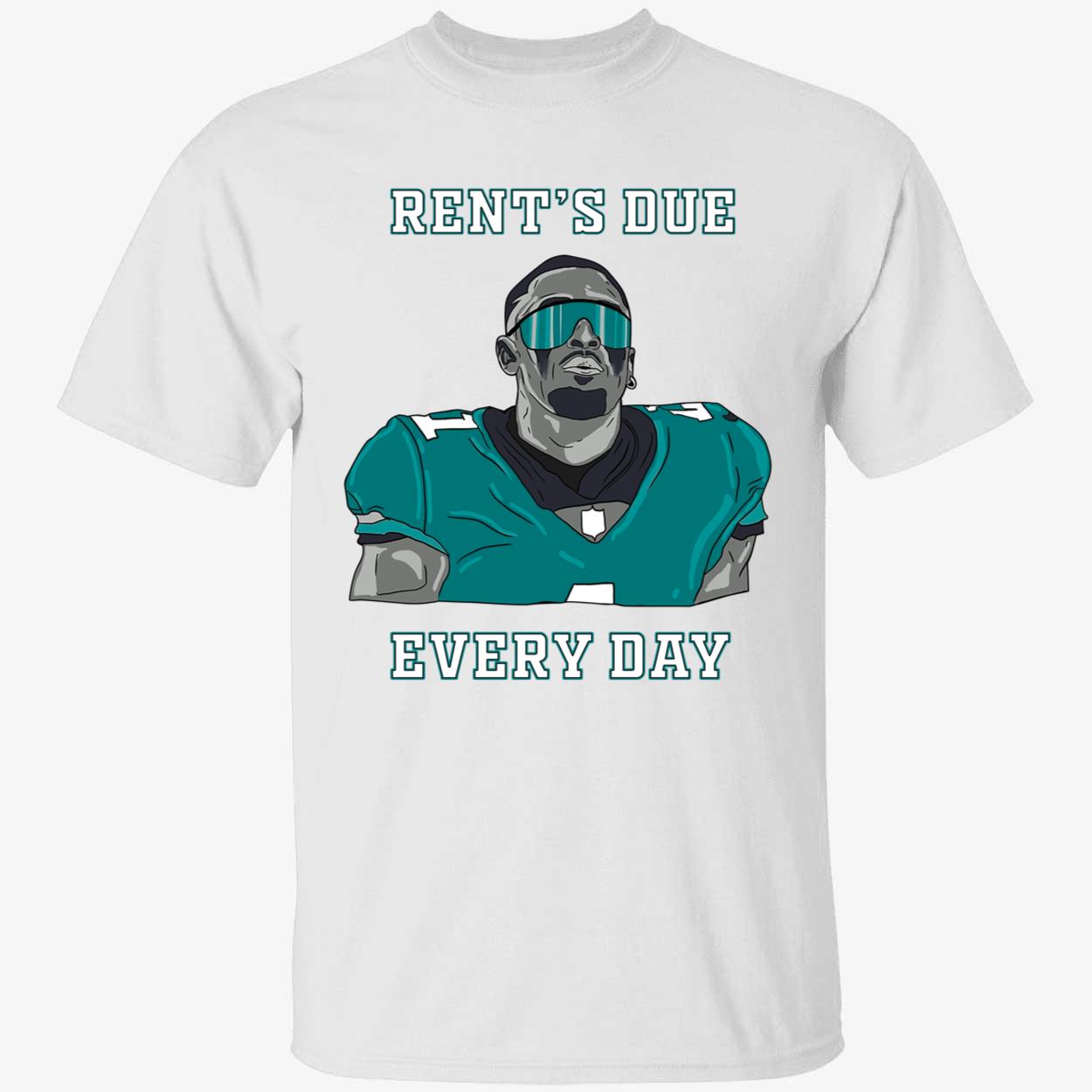 Jalen Hurts Rent’s Due Every Day Shirt