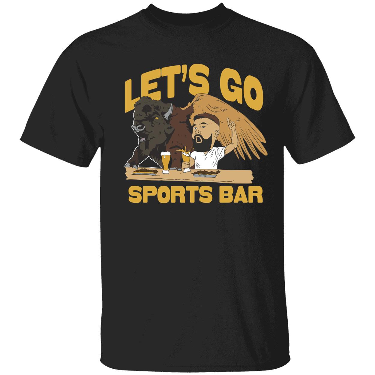 Jason Kelce Buffalo Wild Wings Let's Go Sports Bar Shirt