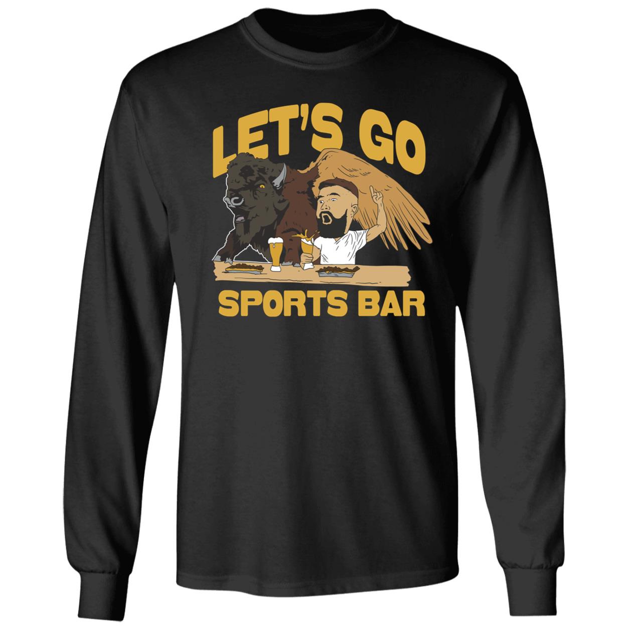 Jason Kelce Buffalo Wild Wings Lets Go Sports Bar Shirt. 4 1.jpg