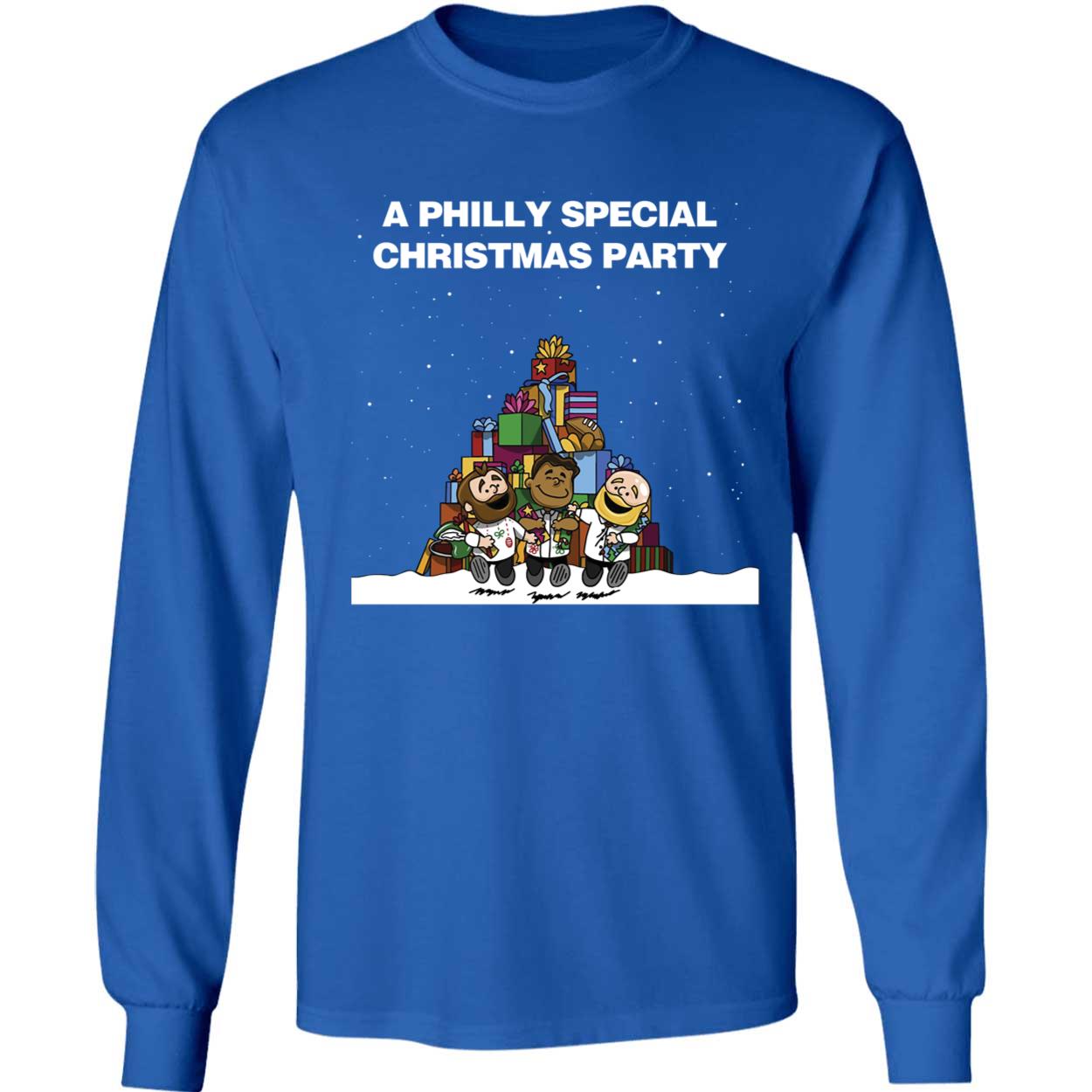 Jason Kelce Lane Johnson Jordan Mailata A Philly Special Christmas Party Shirt 4 1.jpg