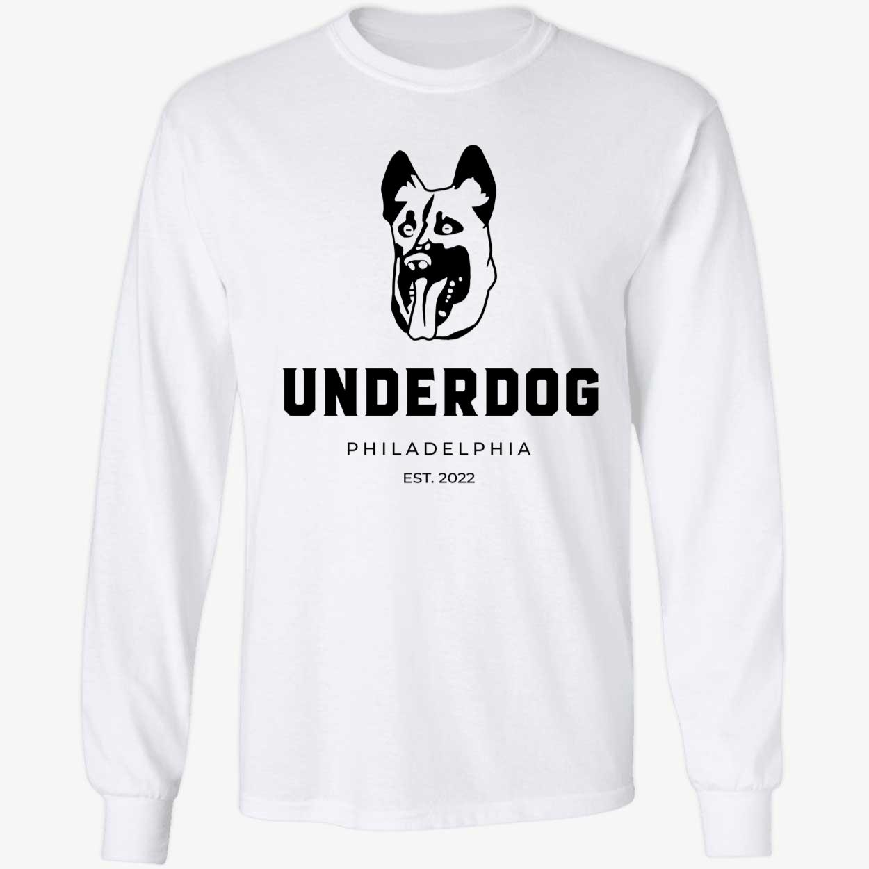 Jason Kelce Underdog Philadelphia Est 2022 Long Sleeve Shirt