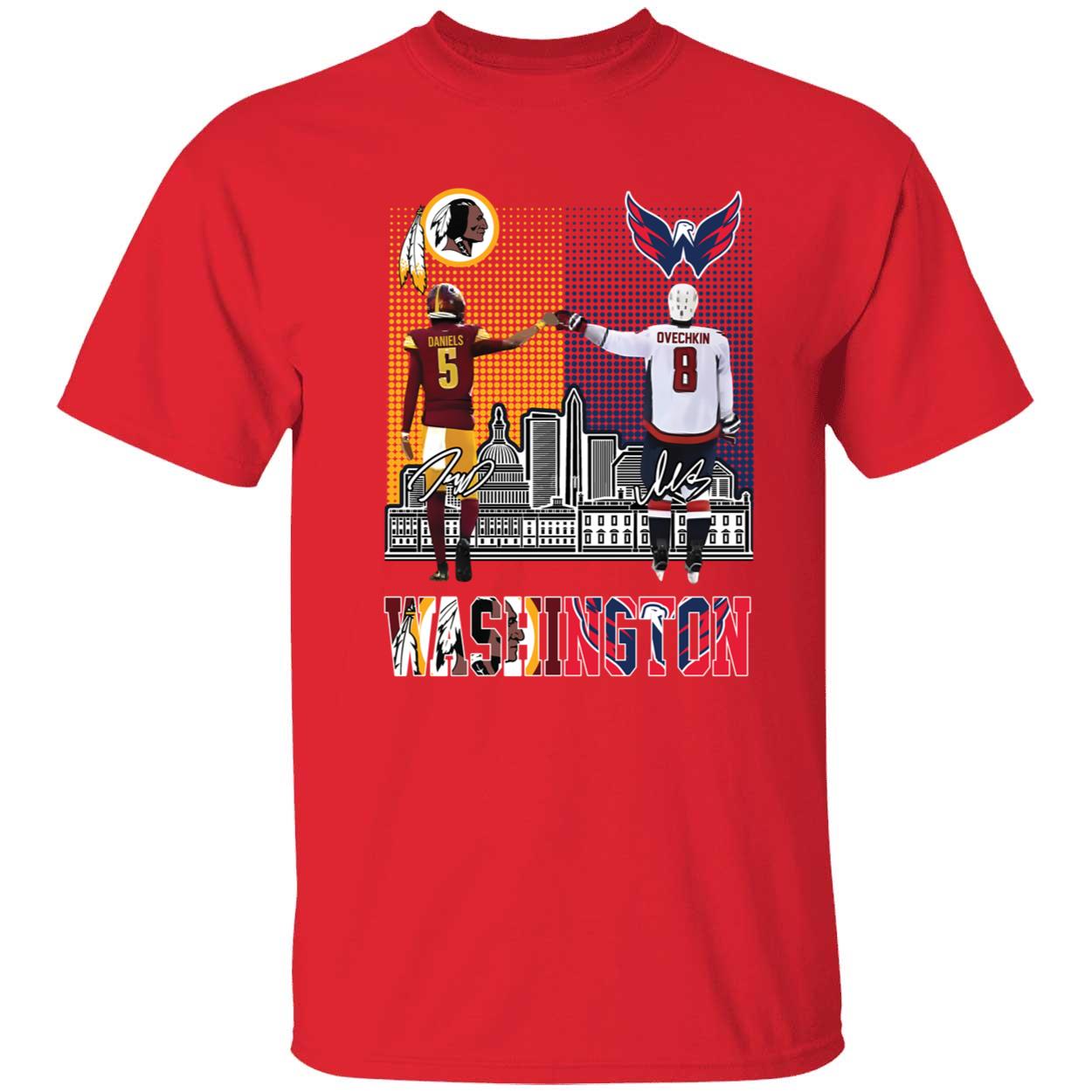 Jayden Daniels Alexander Ovechkin Washington Skyline City Signatures Shirt 1 1.jpg