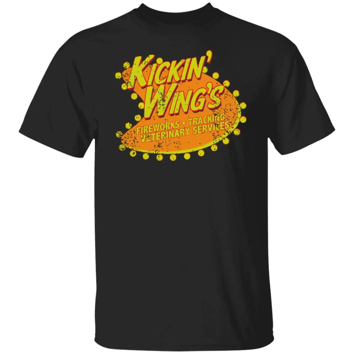 Joe Dirt Kickin' Wing Fireworks Tracking Veterinary Services Shirt
