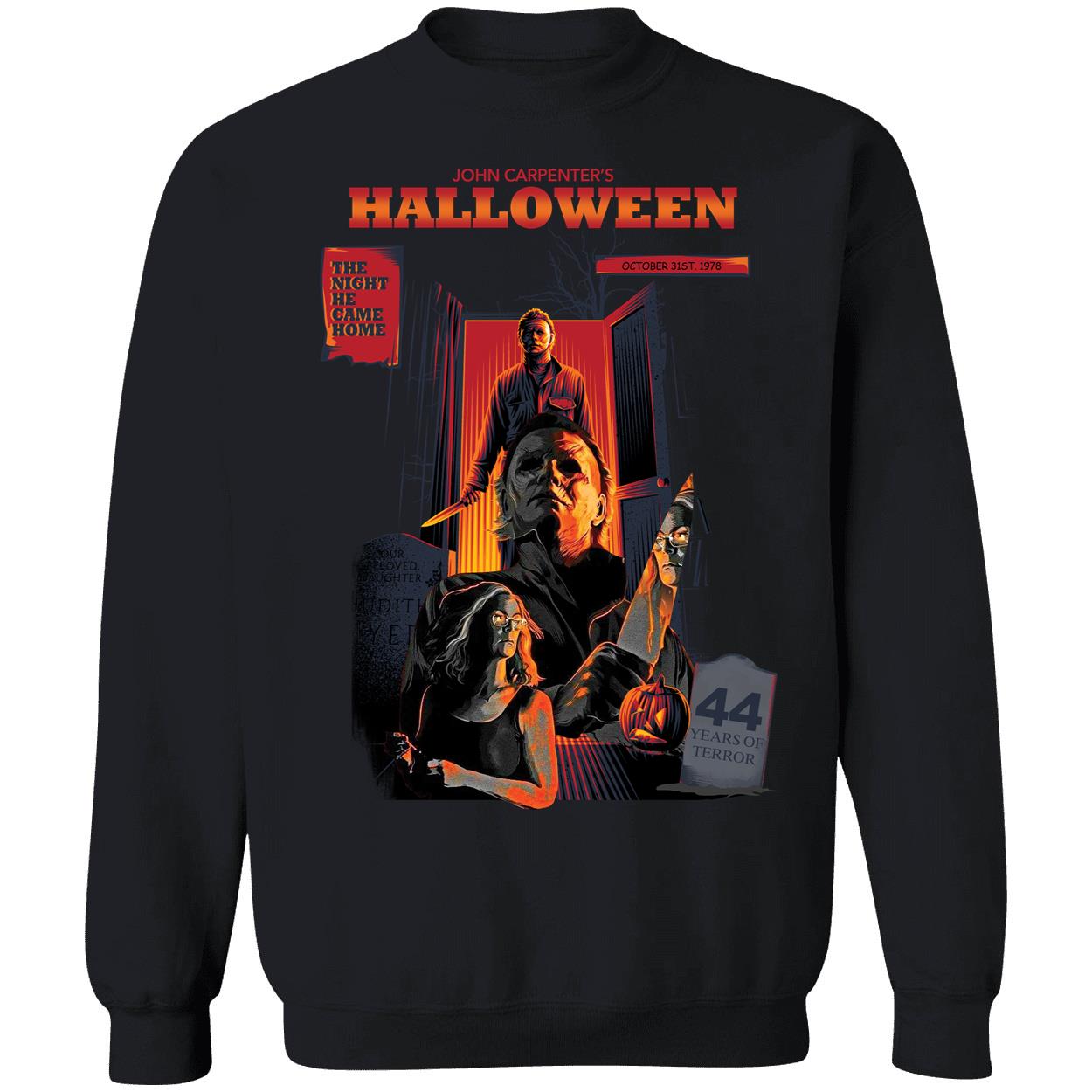 John Carpenter's Halloween Ends 44 Years Of Terror 1978 2022 Sweatshirt