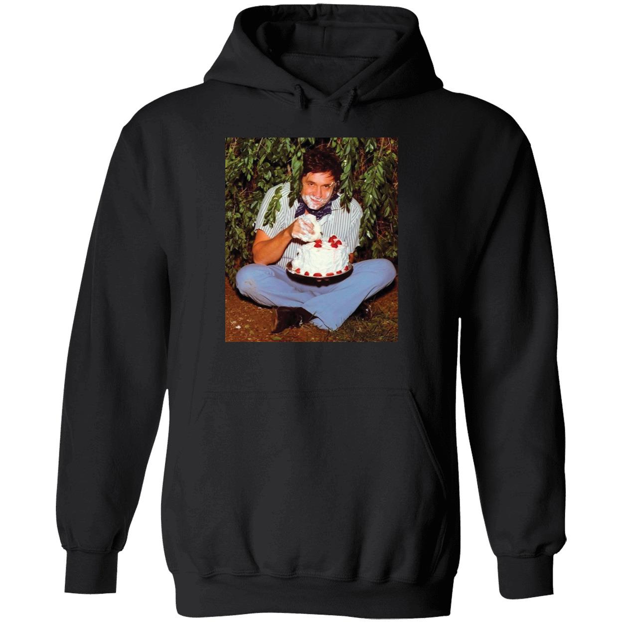 Johnny Cash Eating Cake Hoodie