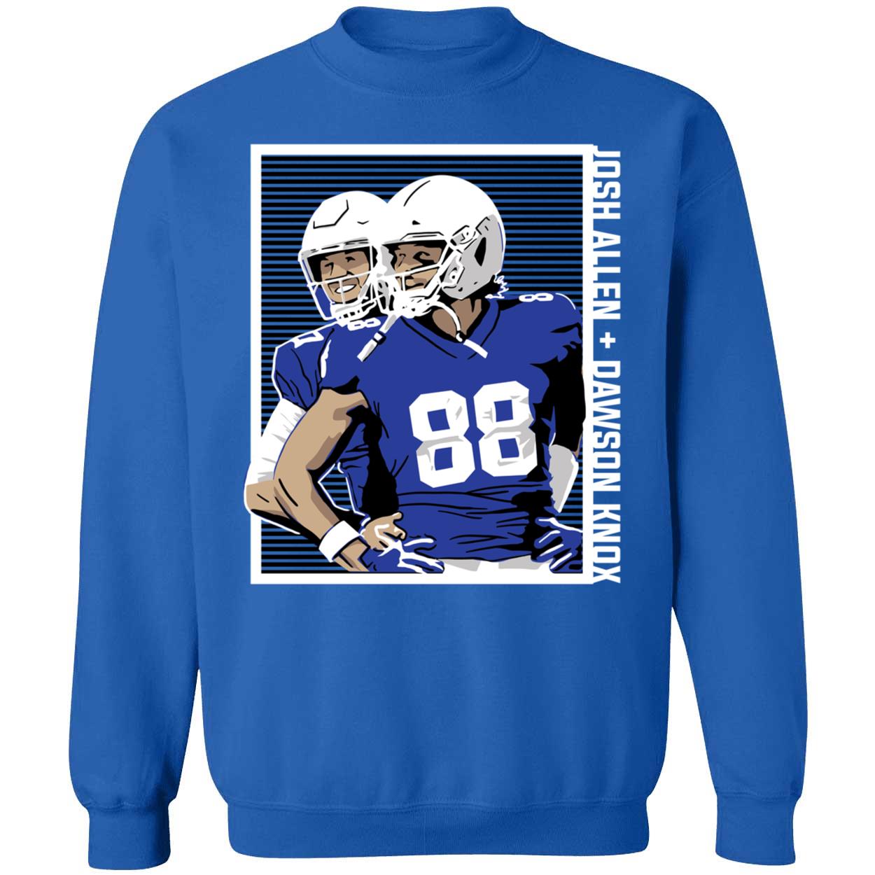 Josh Allen And Dawson Knox Guys Being Dudes Sweatshirt