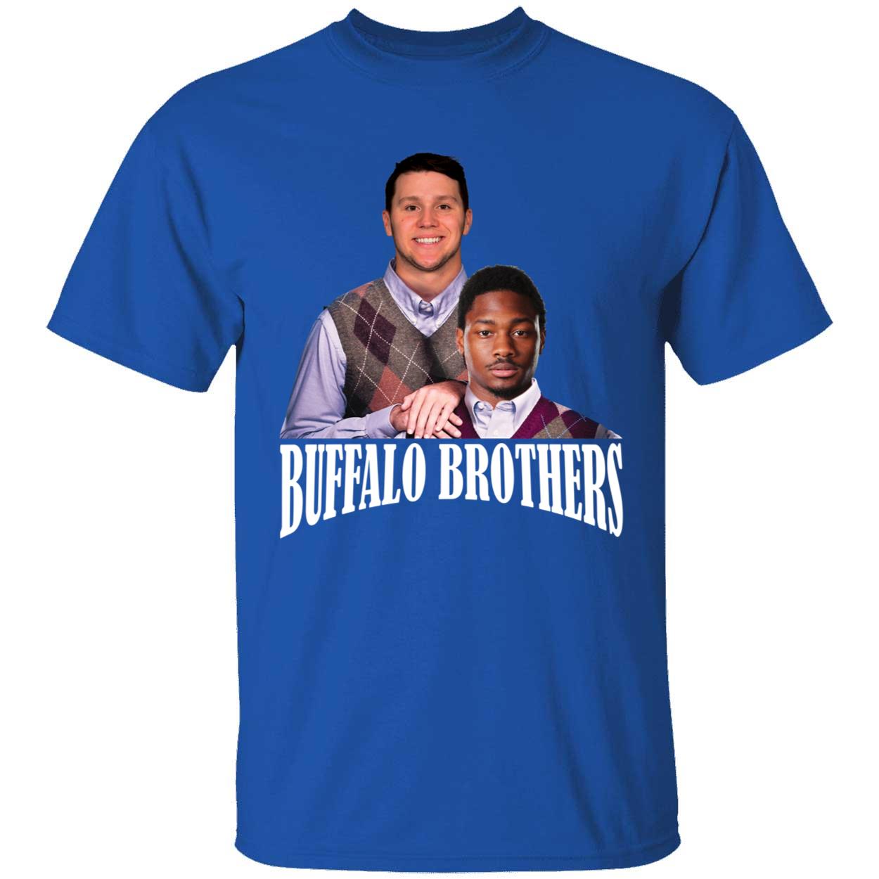 Josh Allen And Stefon Diggs Buffalo Brothers Shirt