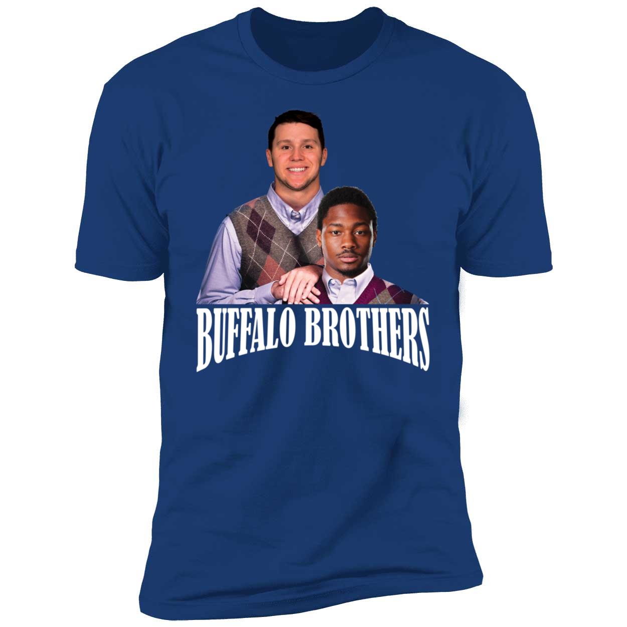 Josh Allen And Stefon Diggs Buffalo Brothers Premium SS T-Shirt