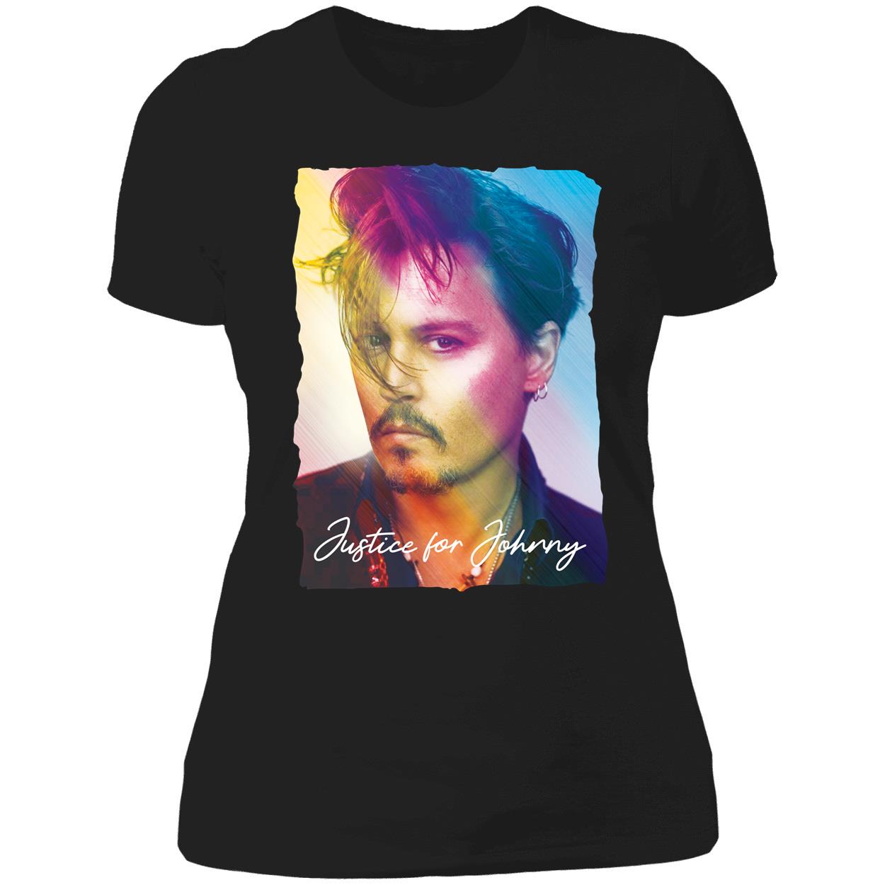 Justice For Johnny Ladies Boyfriend Shirt