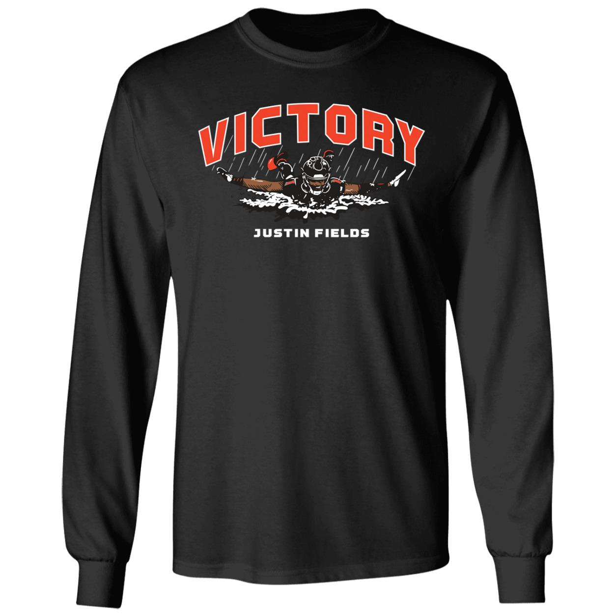 Justin Fields Victory Slide Long Sleeve Shirt