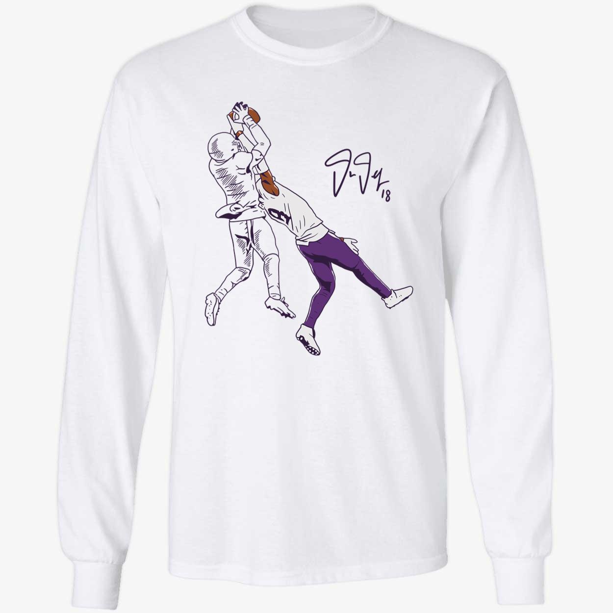 Justin Jefferson The Catch Long Sleeve Shirt