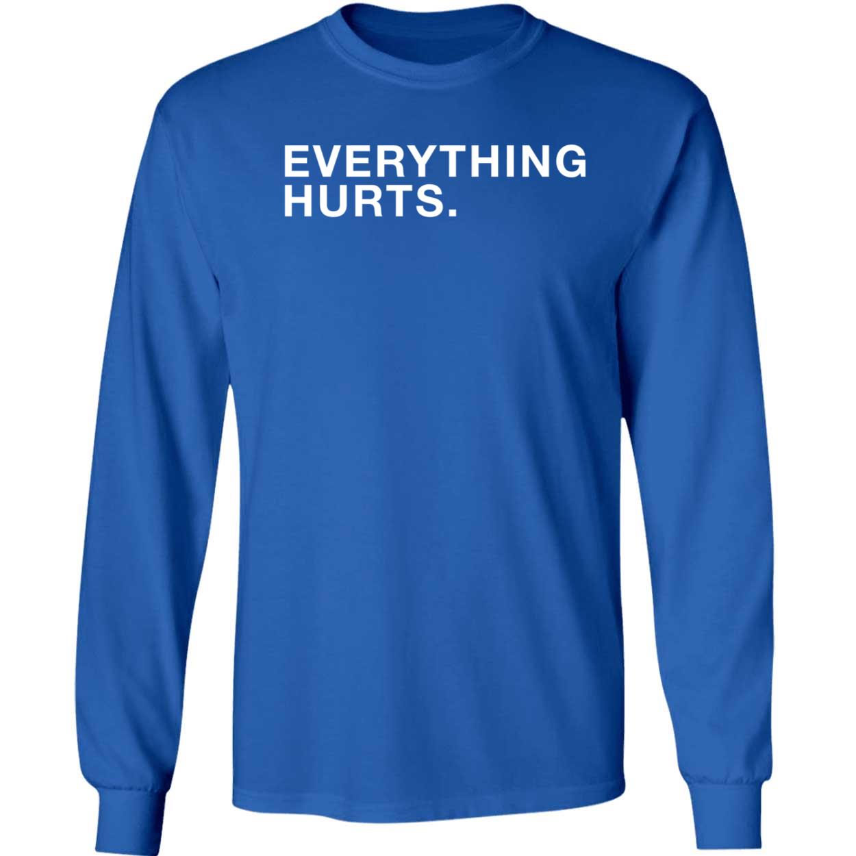 Justin Turner Chicago Cubs Everything Hurts Shirt 4 1.jpg
