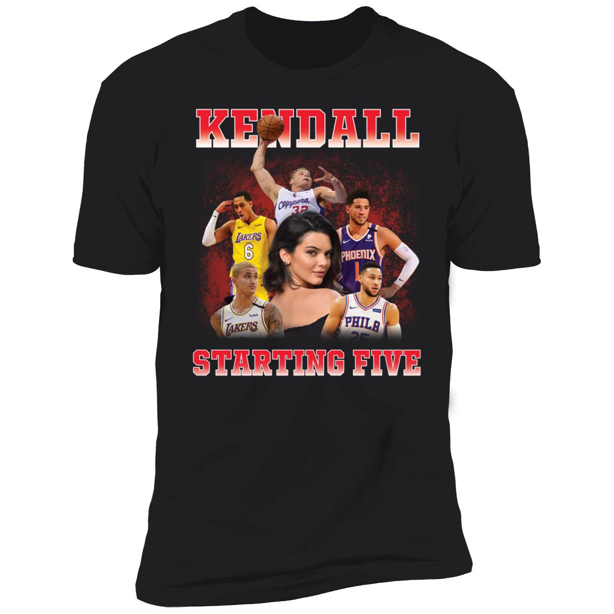Kendall Starting Five 5 Premium SS T-Shirt