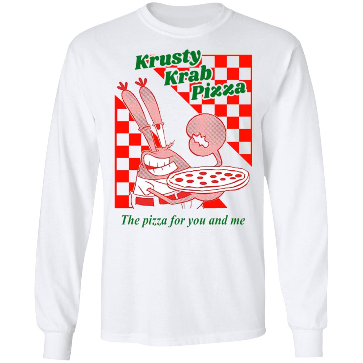 Krusty Krab Pizza Long Sleeve Shirt