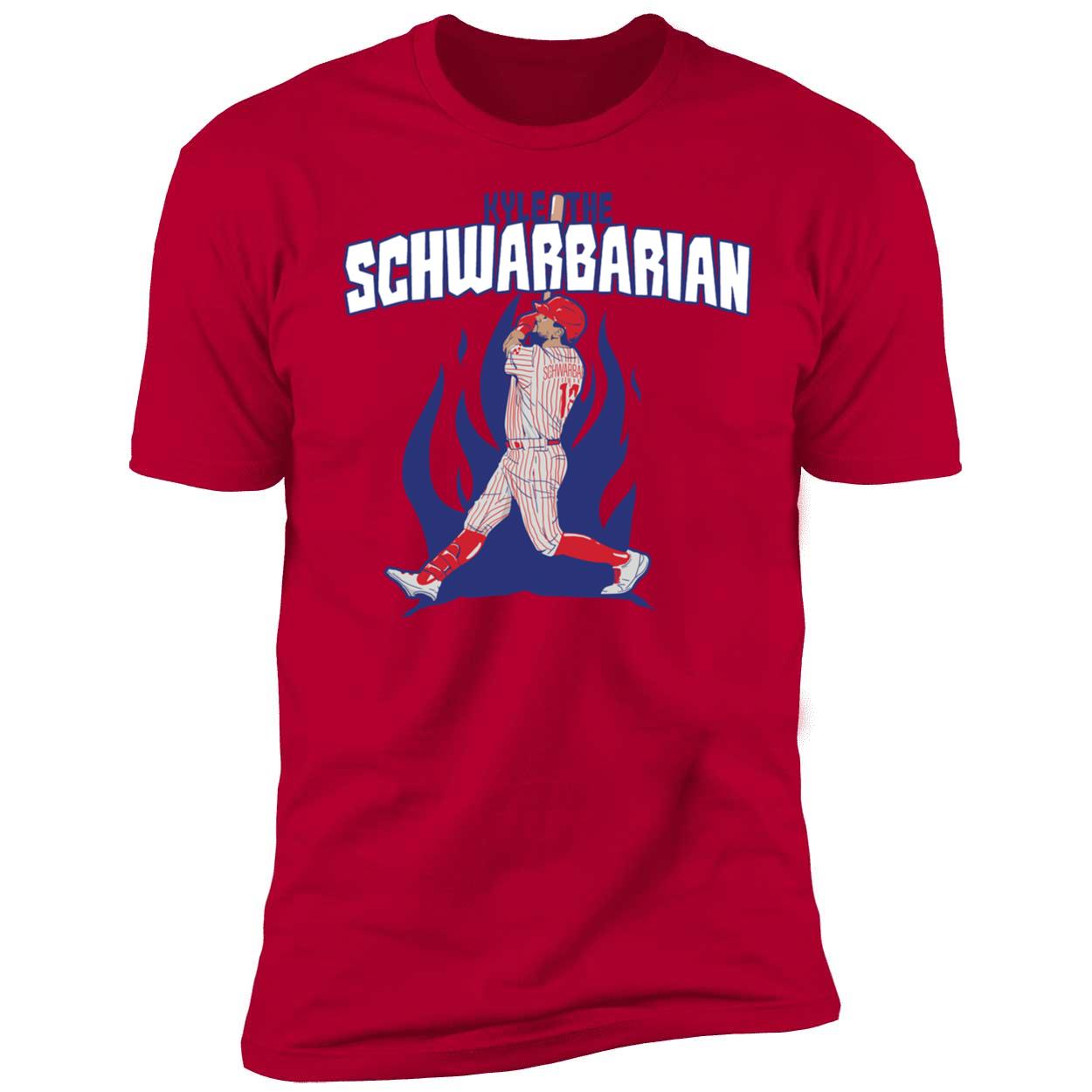 Kyle Schwarber Kyle The Schwarbarian Premium SS T-Shirt