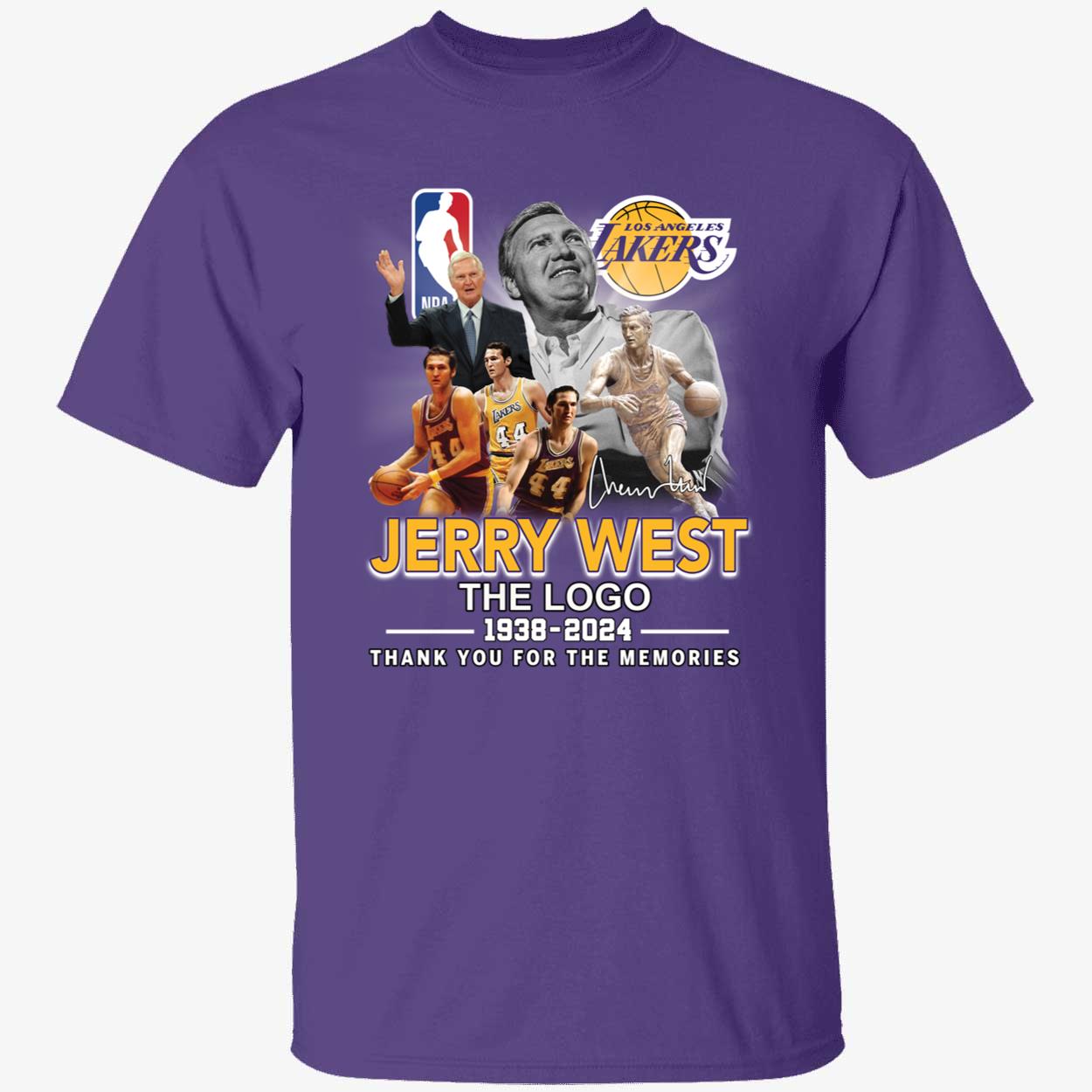 Lakers Jerry West The Logo 1938 2024 Thank You For The Memories Shirt 1 1.jpg