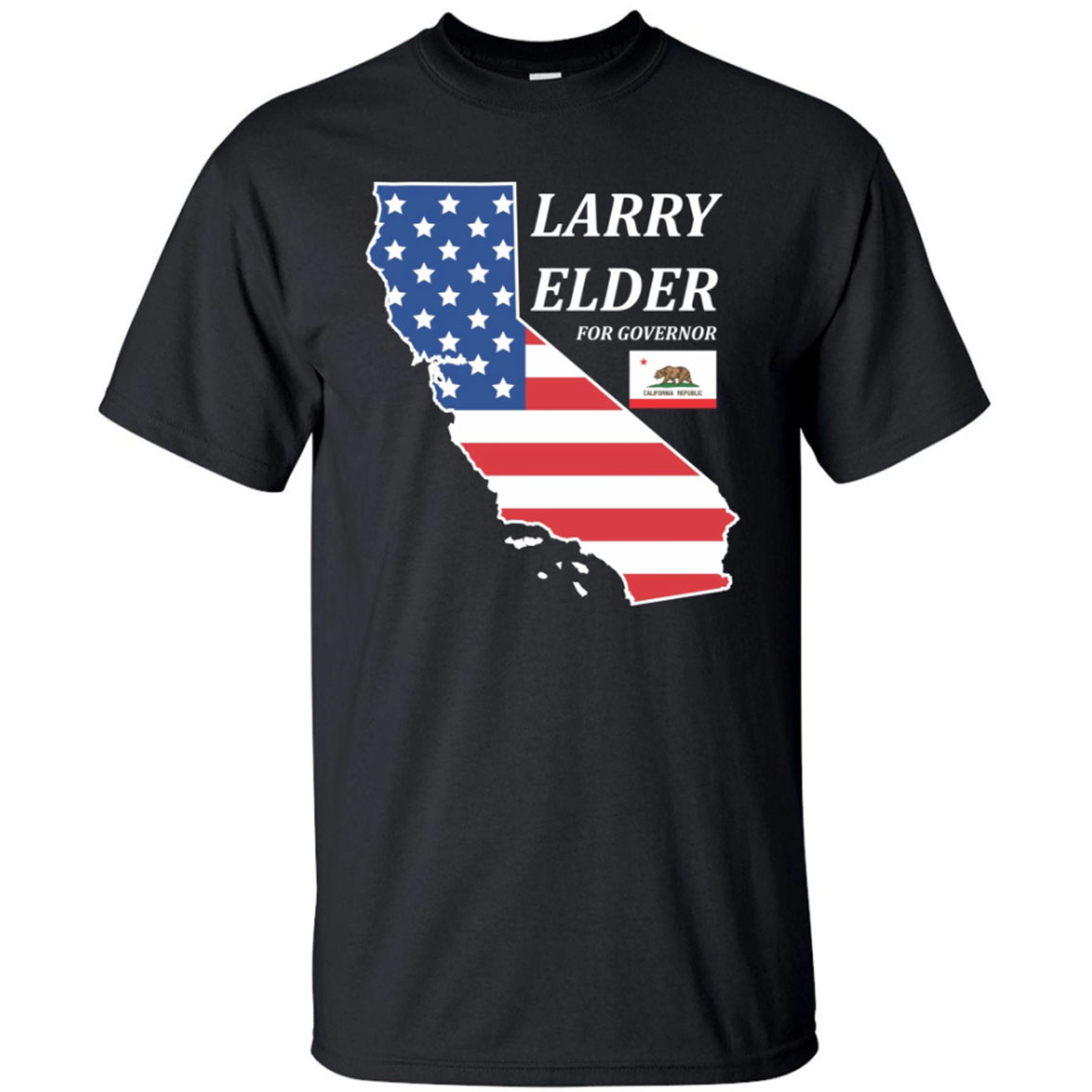 Larry Elder Gor Governor California Flag Shirt