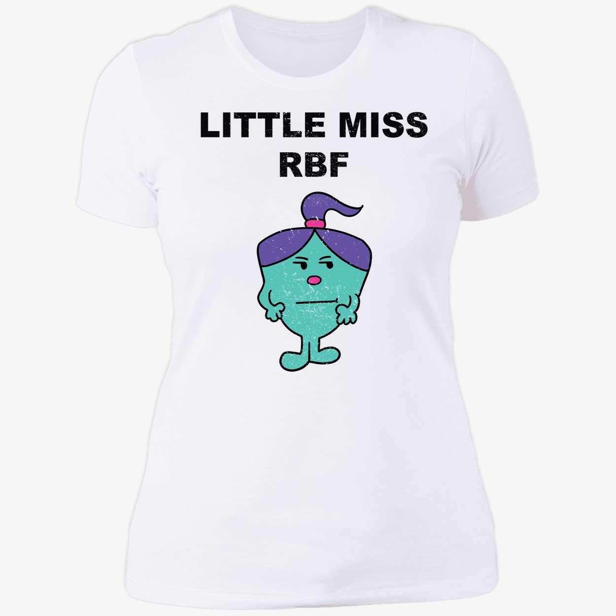 Little Miss Rbf Ladies Boyfriend Shirt