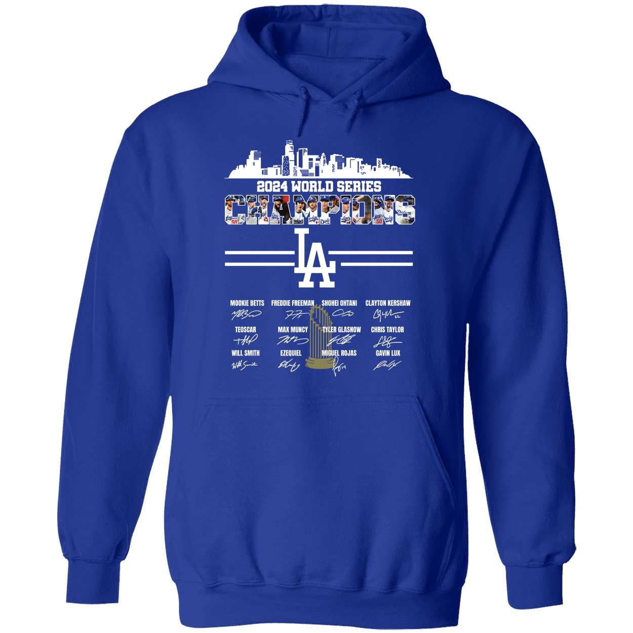 Los Angeles Dodgers 2024 World Series Champions Team Name Signature Shirt 2 1.jpg