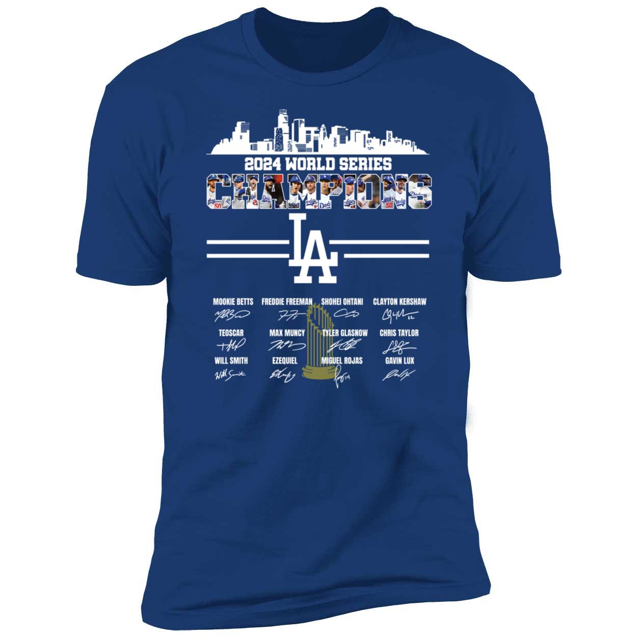 Los Angeles Dodgers 2024 World Series Champions Team Name Signature Shirt 5 1.jpg